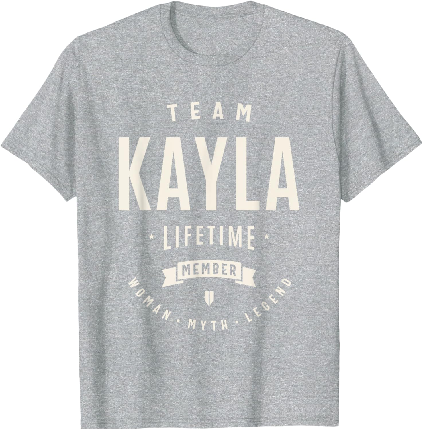Team Kayla Funny Lifetime Member T-Shirt for Proud Kayla Fans - 16