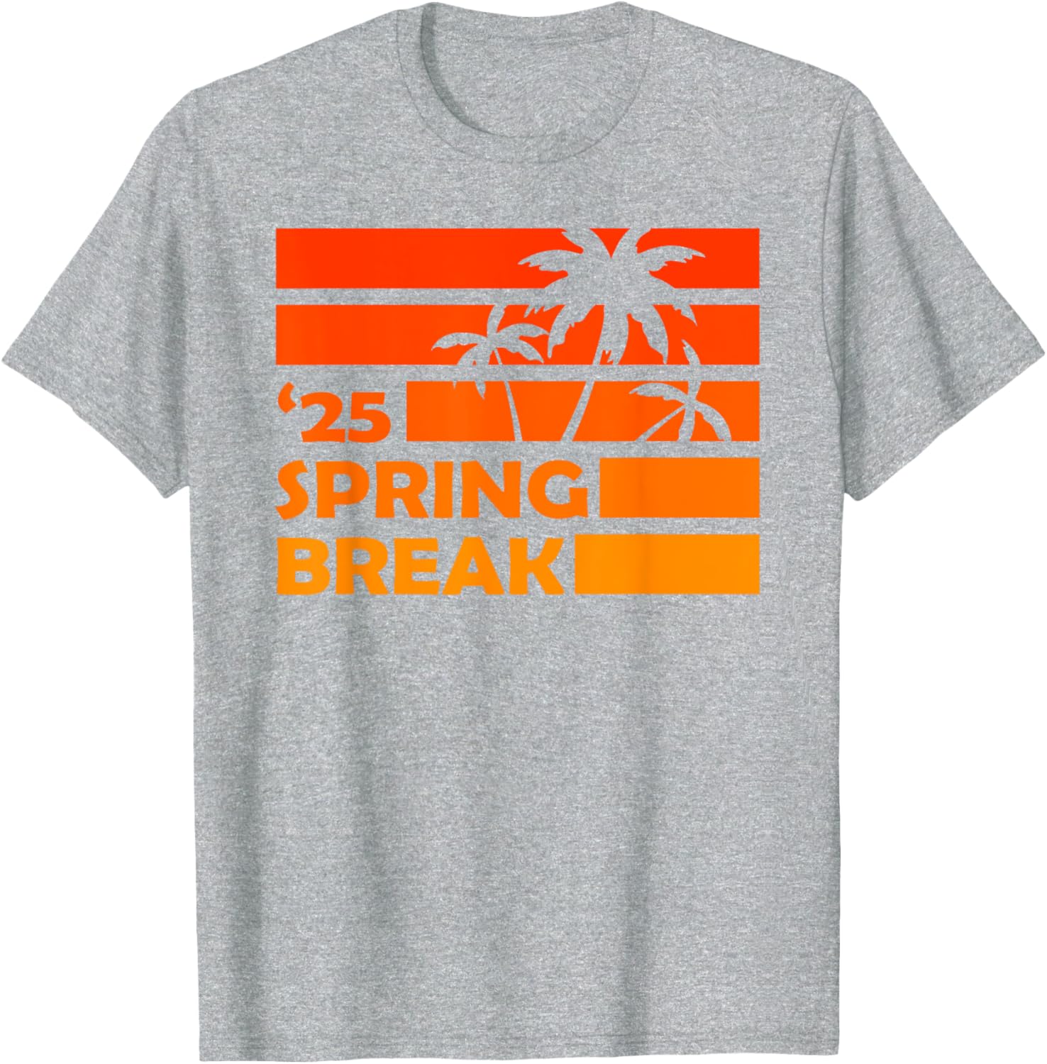 Vintage Spring Break 2025 Family Vacation Beach Graphic T-Shirt - 11