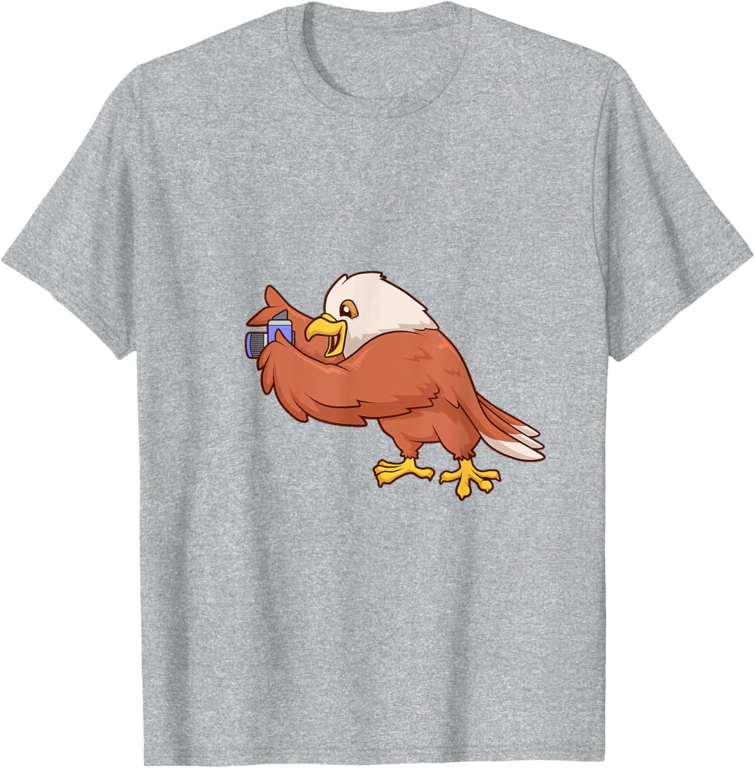 Eagle with Camera T-Shirt Perfect for Bird Lovers and Nature Enthusiasts - 15