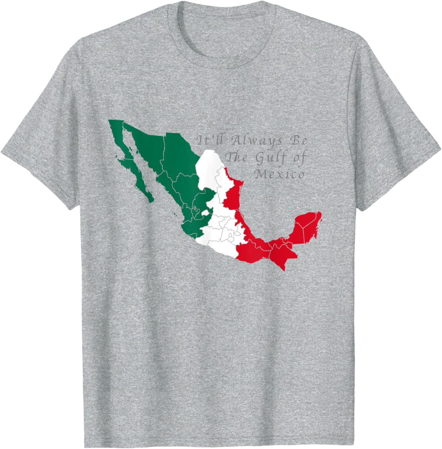 Gulf of Mexico Mexican Flag T-Shirt Perfect for Beach Lovers and Travelers - 10