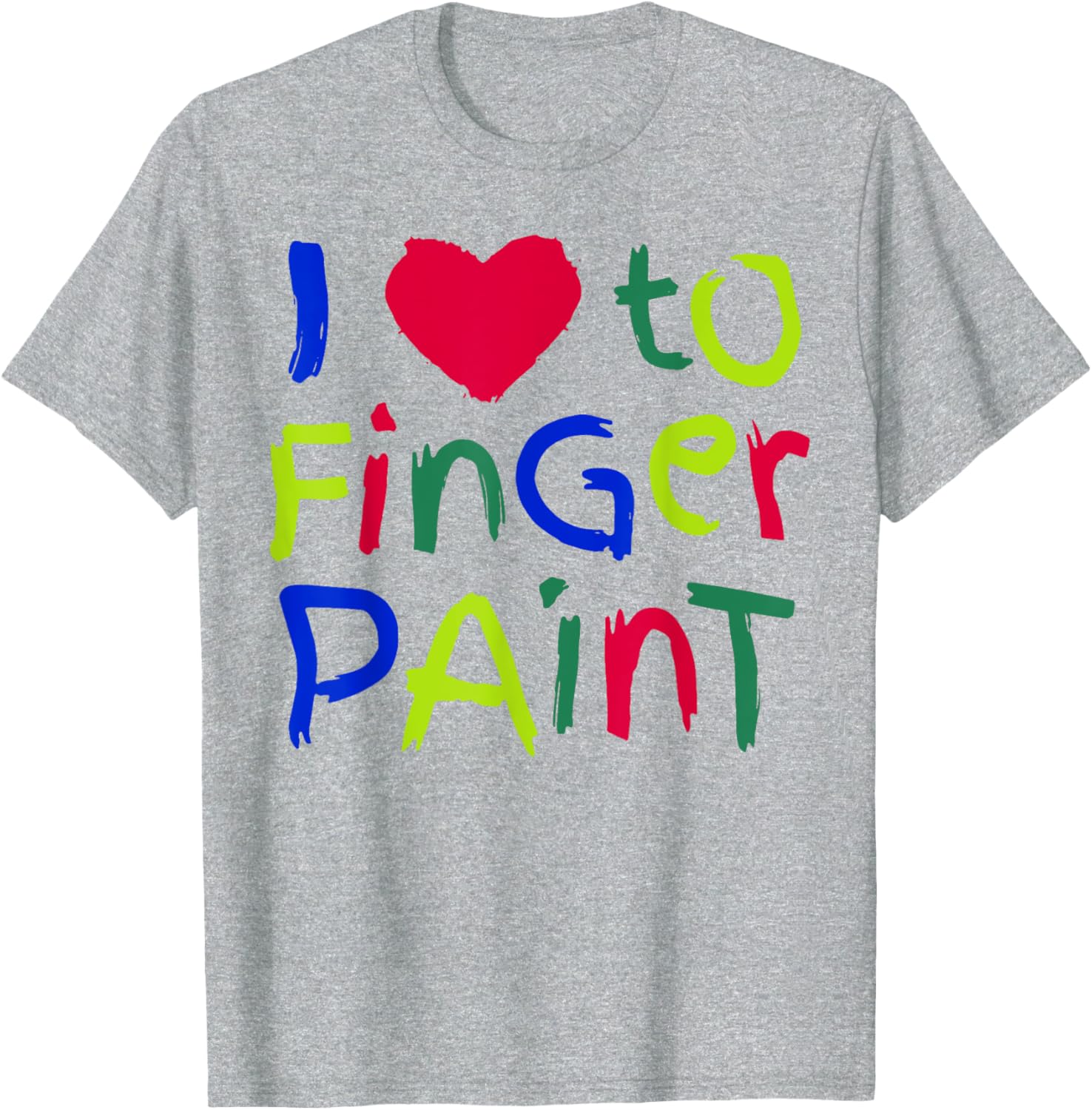 I Love To Finger Paint Couples Valentine T-Shirt for Creative Lovebirds - 8