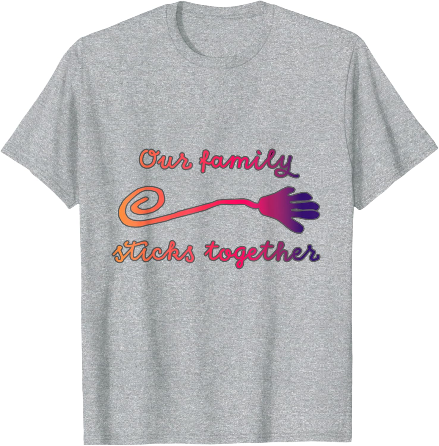 Our Family Sticks Together T-Shirt for Family Bonding and Unity - 7