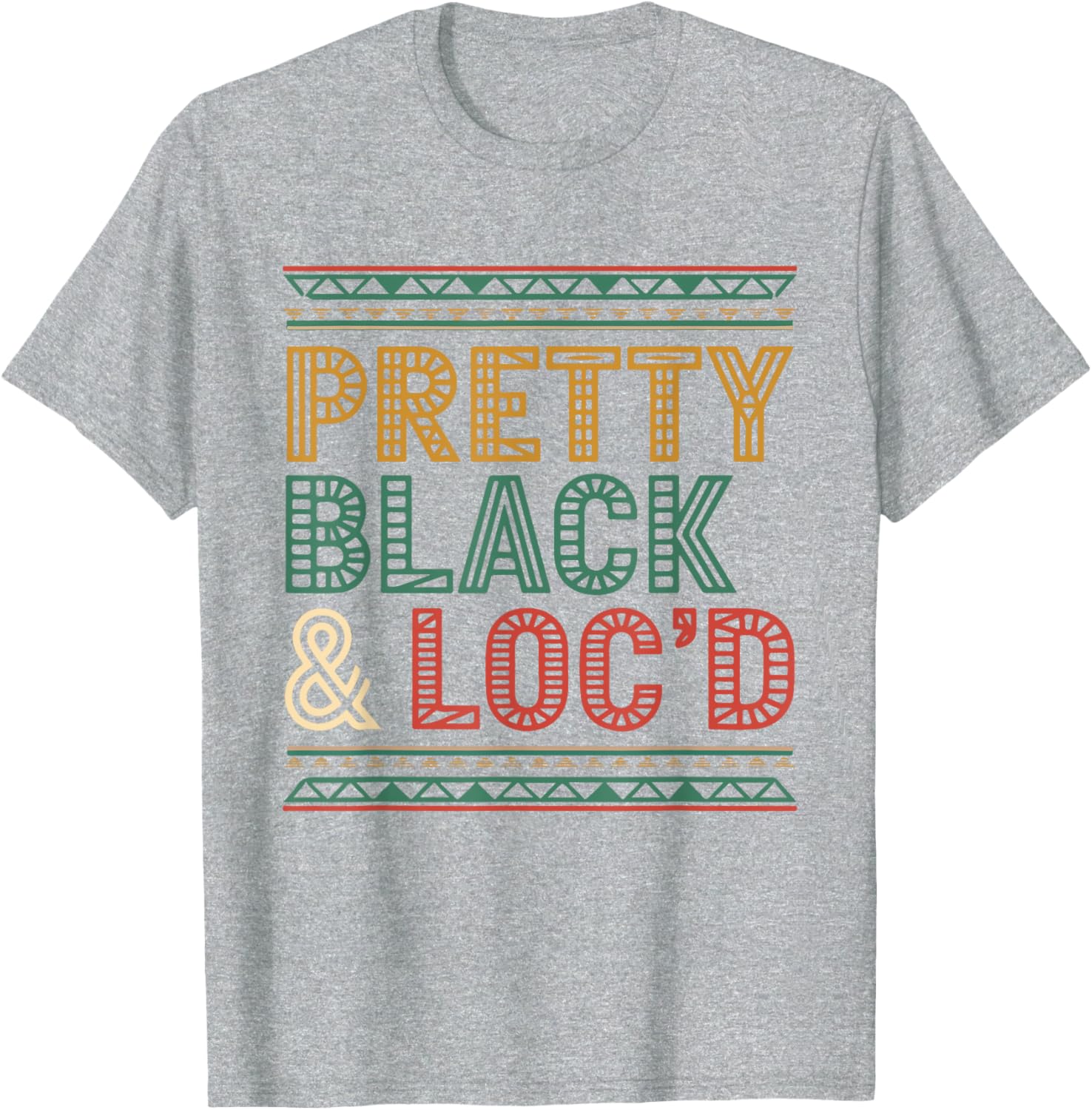 Pretty Black Loc'd Afro Dreadlocks T-Shirt for Melanin Queens - 12