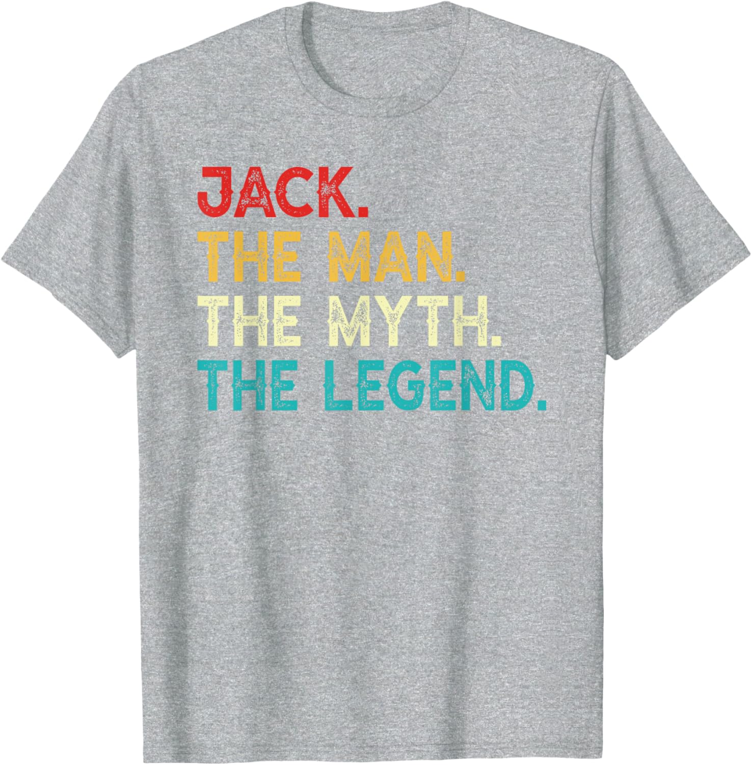 Funny Vintage Jack The Man The Myth The Legend Birthday T-Shirt - 7