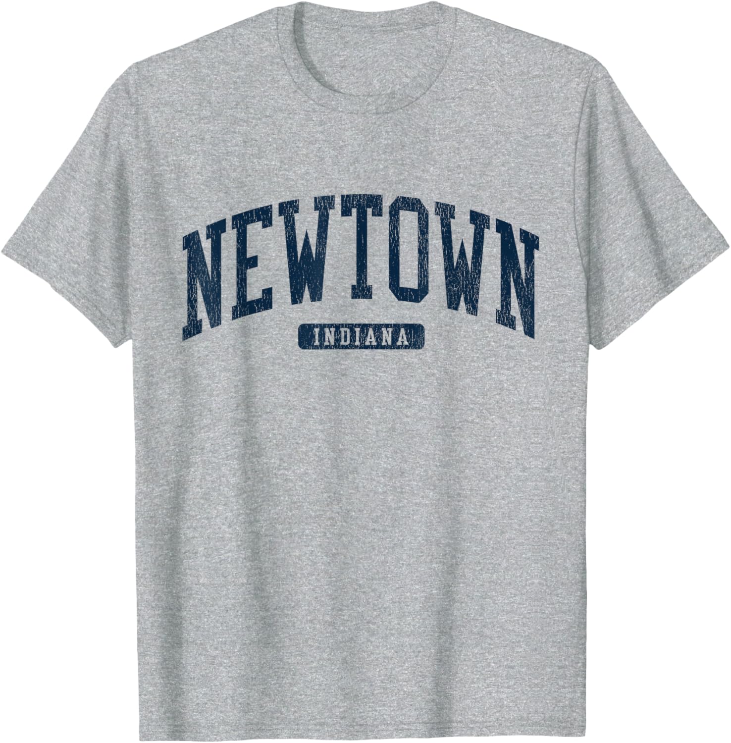 Newtown Indiana College Style Blue T-Shirt for School Spirit and Comfort - 10