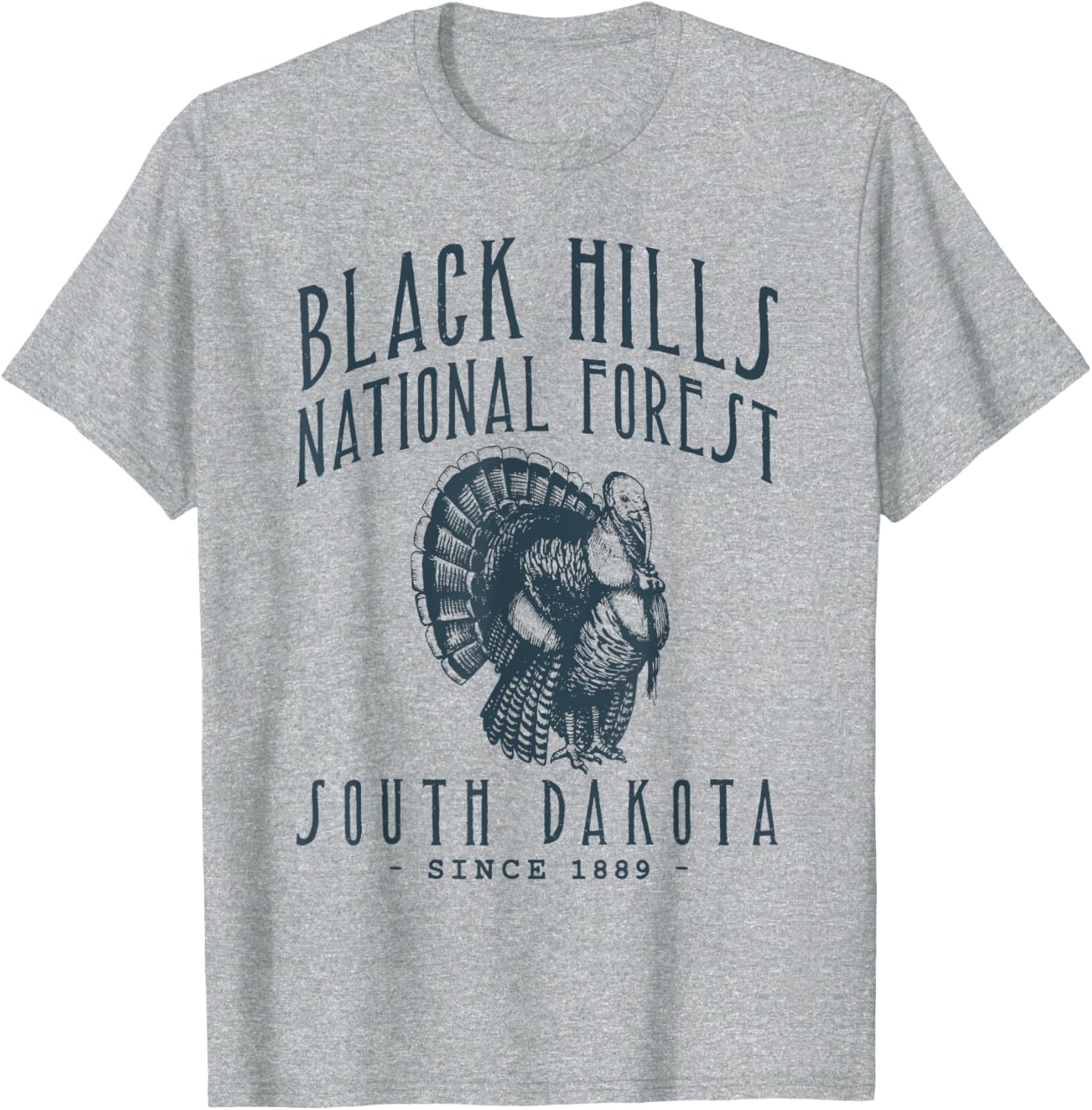 Black Hills Turkey Hunting in South Dakota T-Shirt for Outdoor Enthusiasts - 5