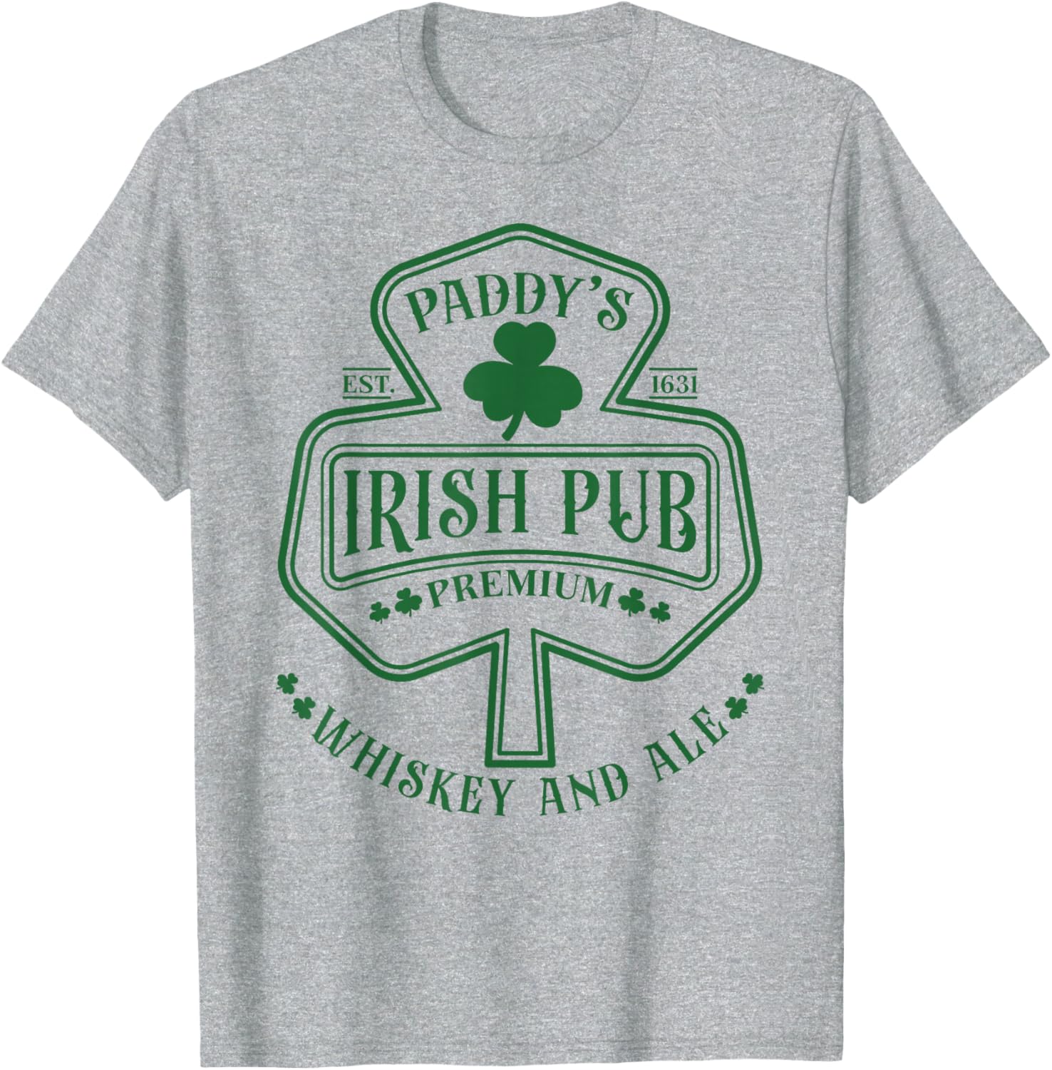 Funny St Patricks Day Irish Pub Paddy's Club Whiskey Beer T-Shirt - 20