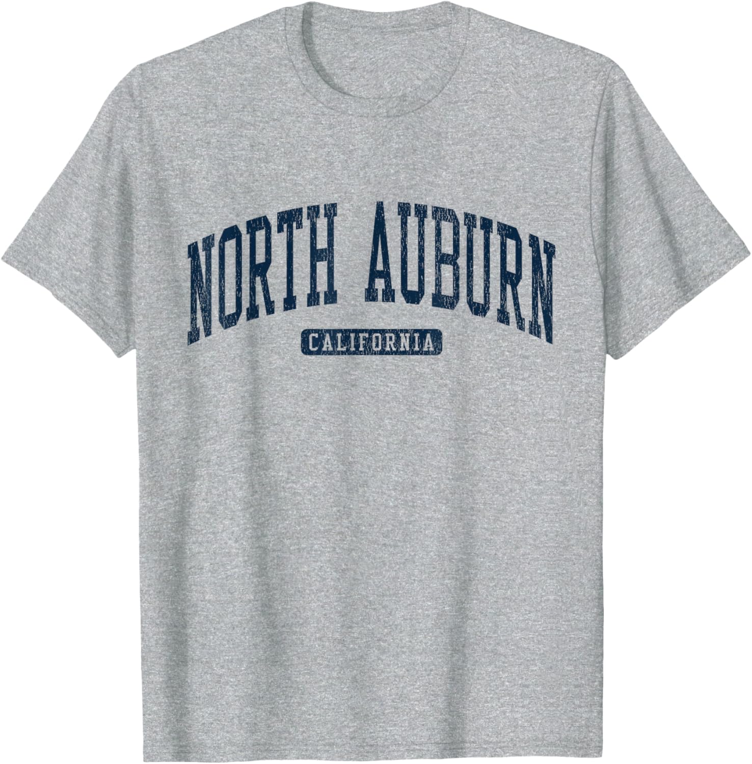 North Auburn California College University Style Blue T-Shirt for Fans - 6