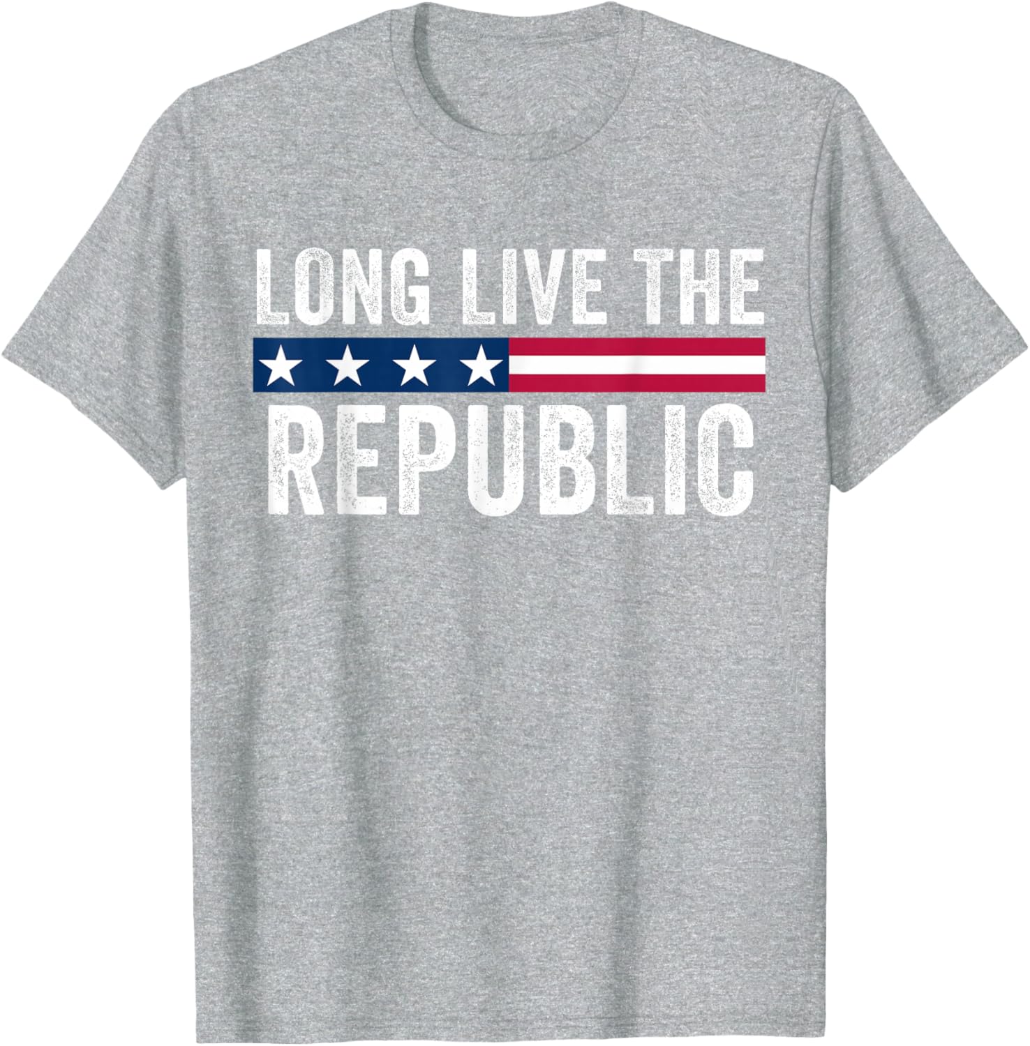 Long Live the Republic American Flag T-Shirt for Patriotic Style - 4