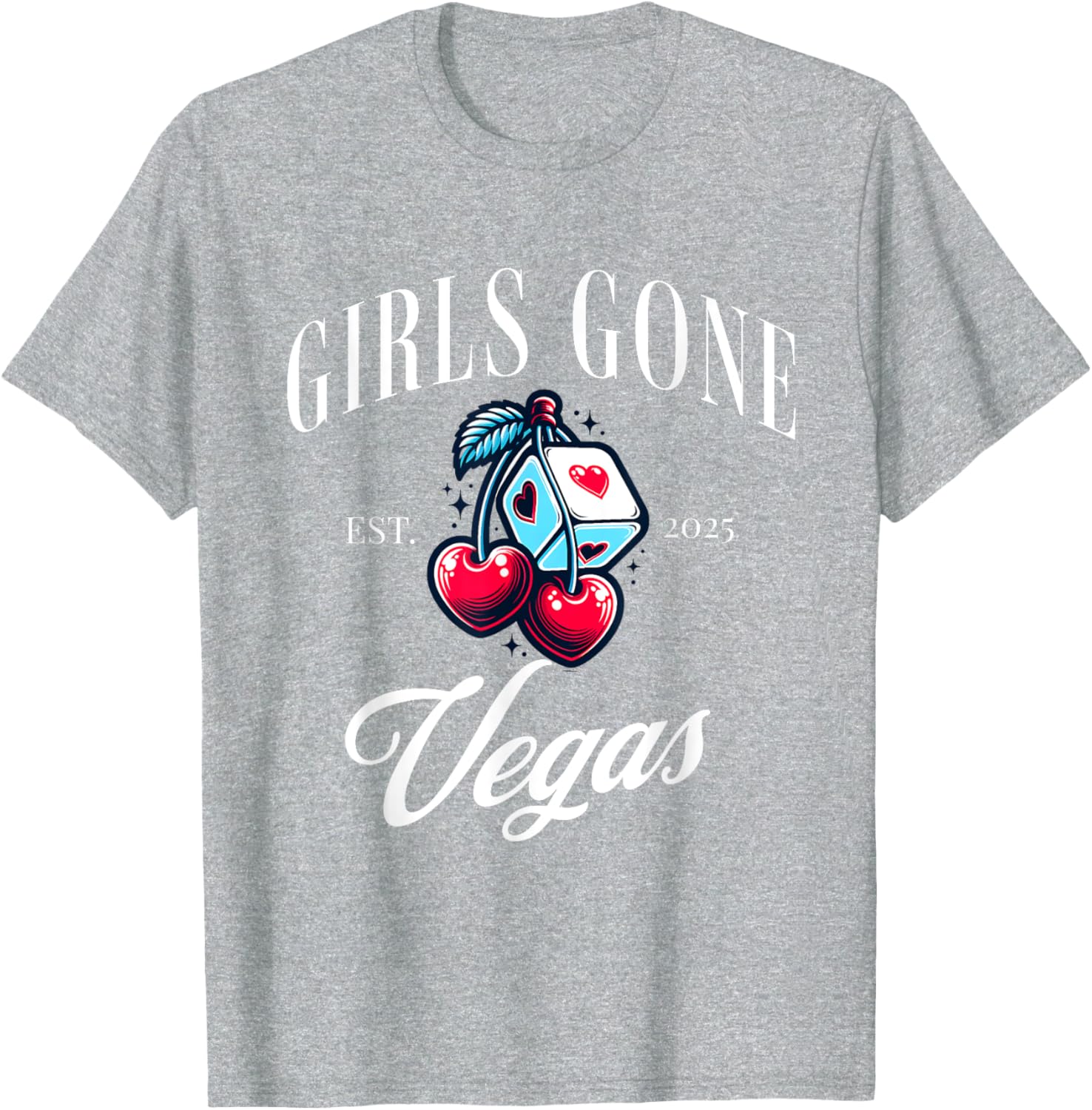 Girls Gone Vegas 2025 Bachelorette Party T-Shirt for Fun Trips - 1