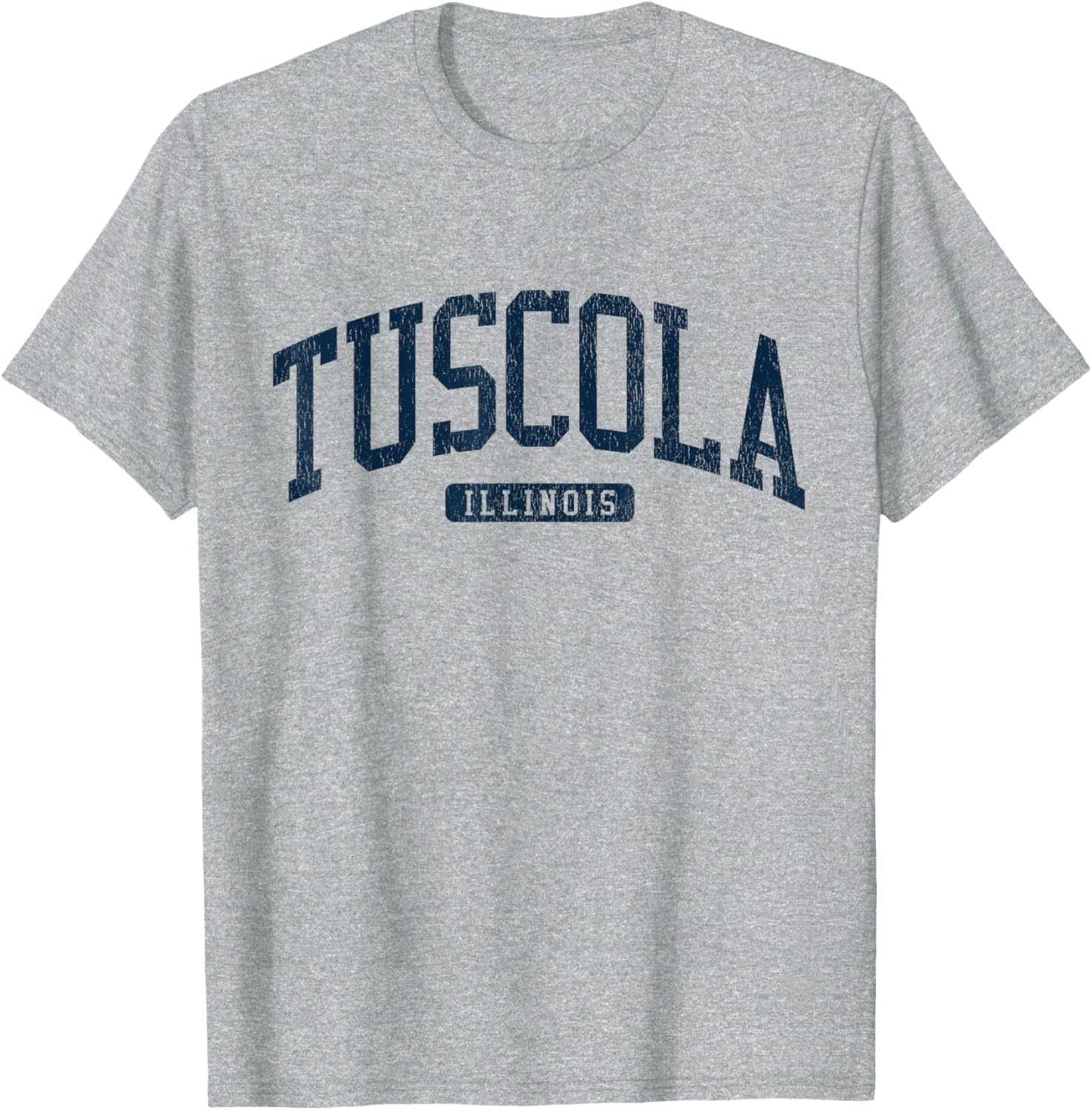 Tuscola Illinois College University Style Blue T-Shirt for Students - 3