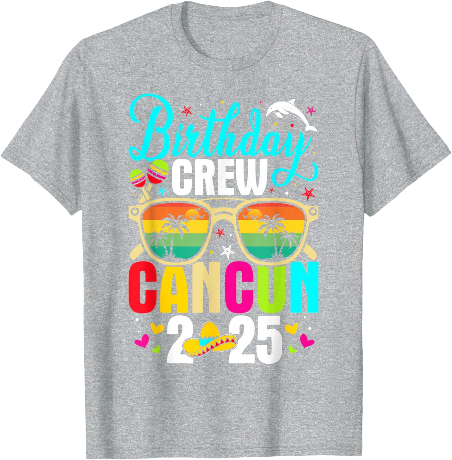 Fun Matching Cancun Birthday Boy Trip T-Shirt for 2025 Celebration - 19