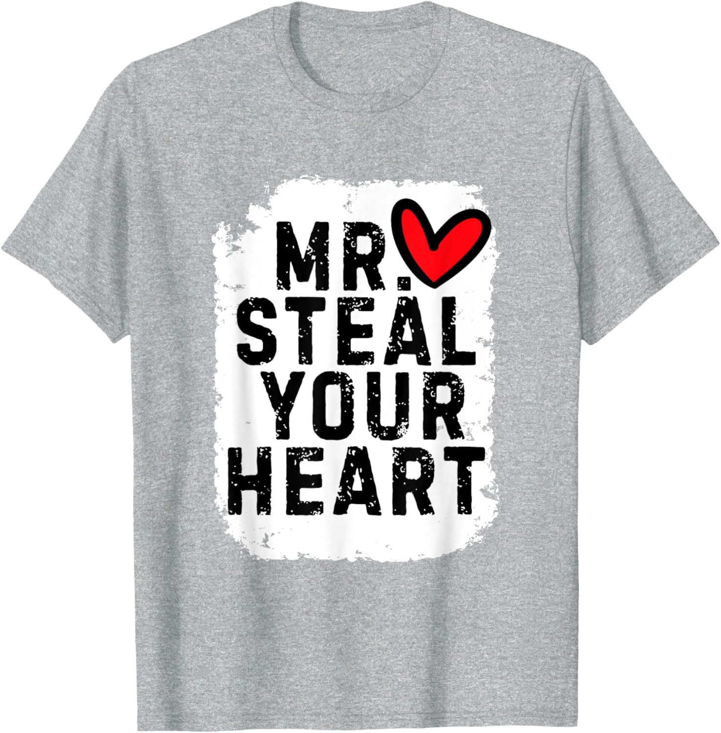 Mr Steal Your Heart Boys Toddler Valentine's Day T-Shirt for Kids - 6