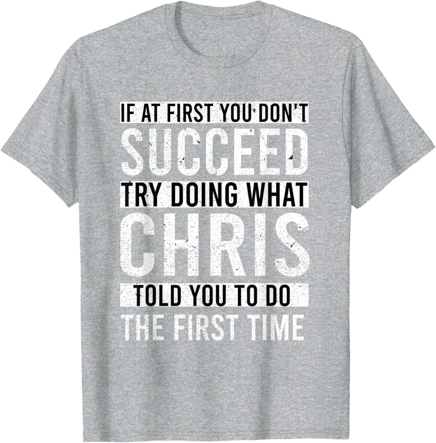 Funny Personalized CHRIS T-Shirt Gift for Dad - Unique Men's Apparel - 13