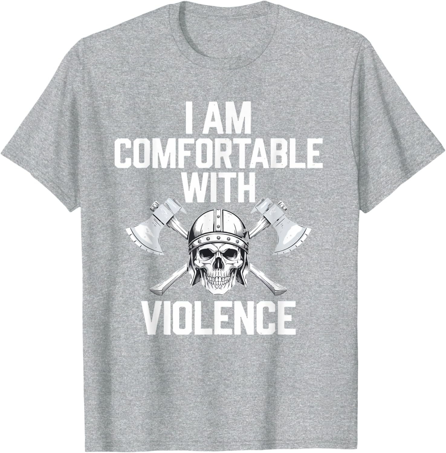 Warrior Spirit Viking Skull T-Shirt for Battle Enthusiasts and Fans - 7