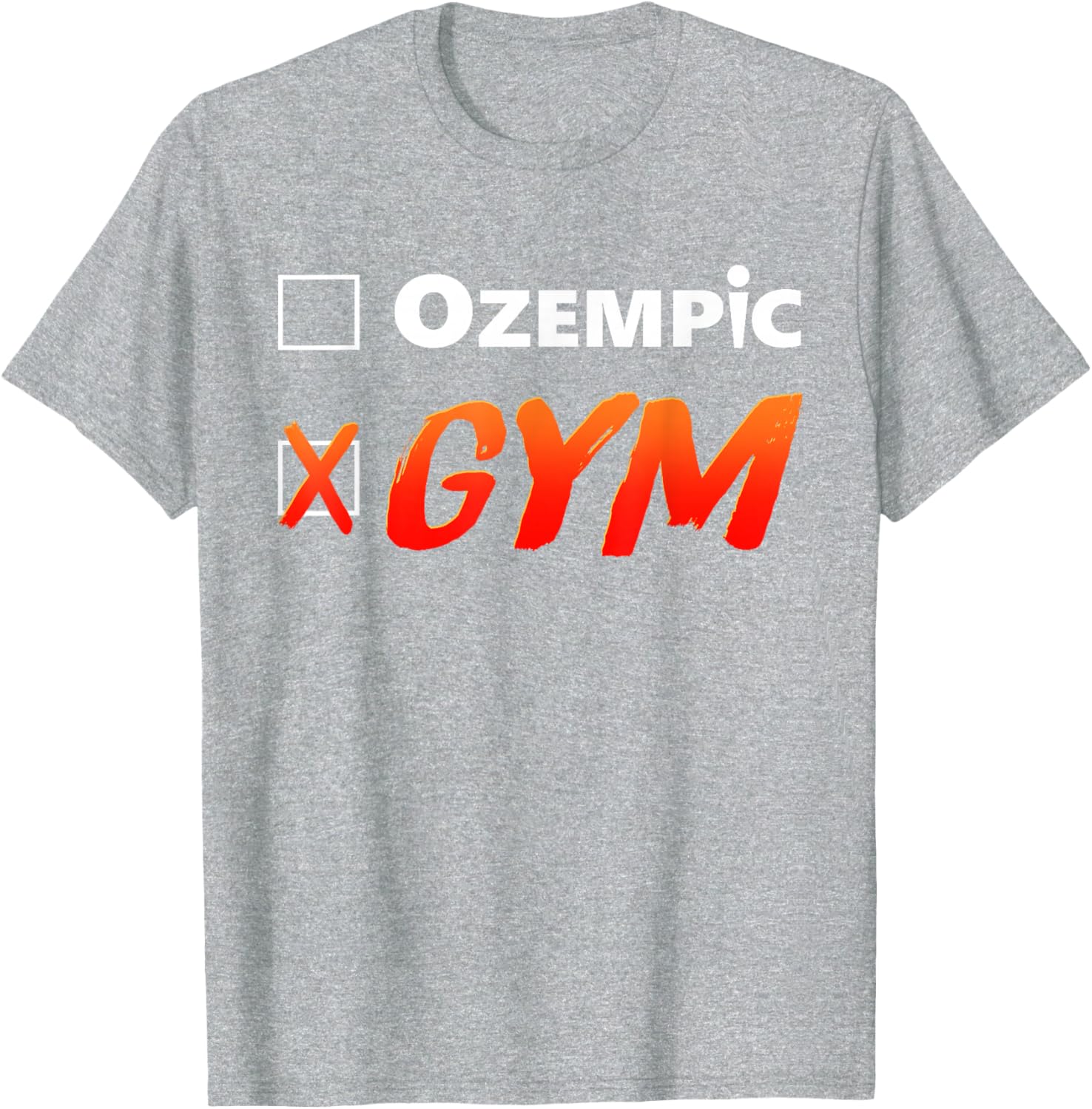 Funny Ozempic Gym T-Shirt for Fitness Lovers - Unique Design Apparel - 7
