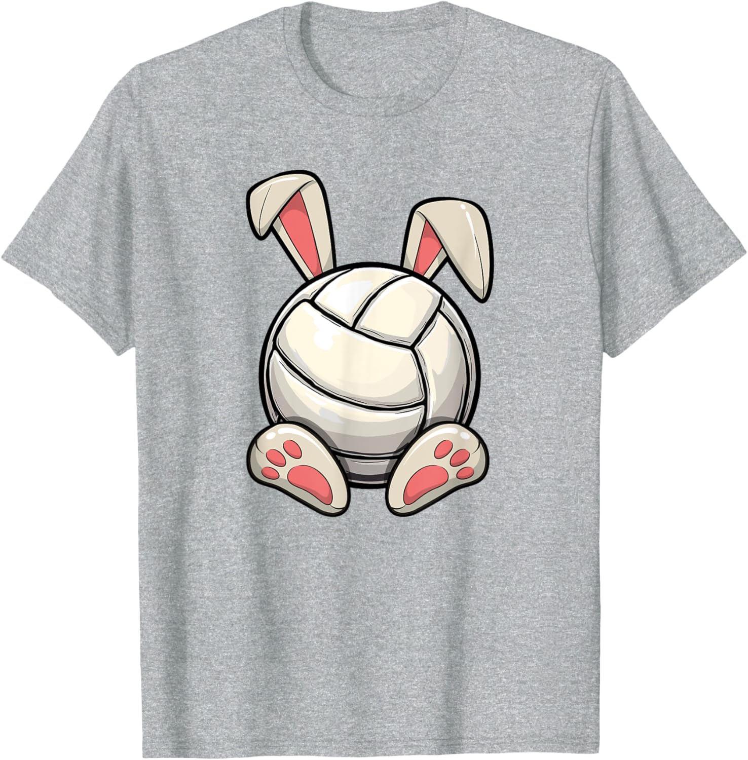 Easter Volleyball Bunny Ears T-Shirt for Kids' Egg Hunt Fun - 9