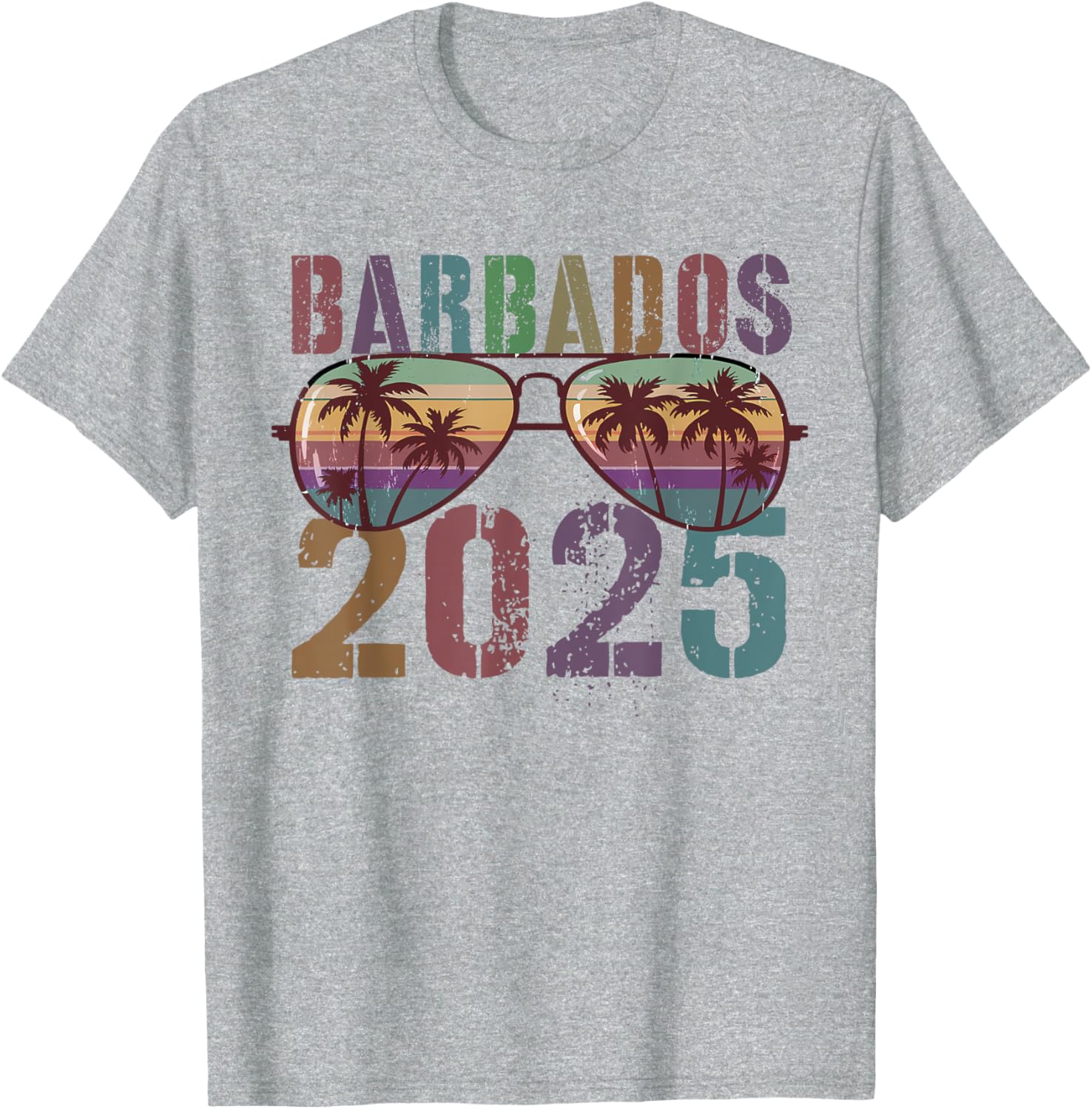 Kids Barbados 2025 Vacation Family Trip Matching T-Shirt for Moms and Besties - 5