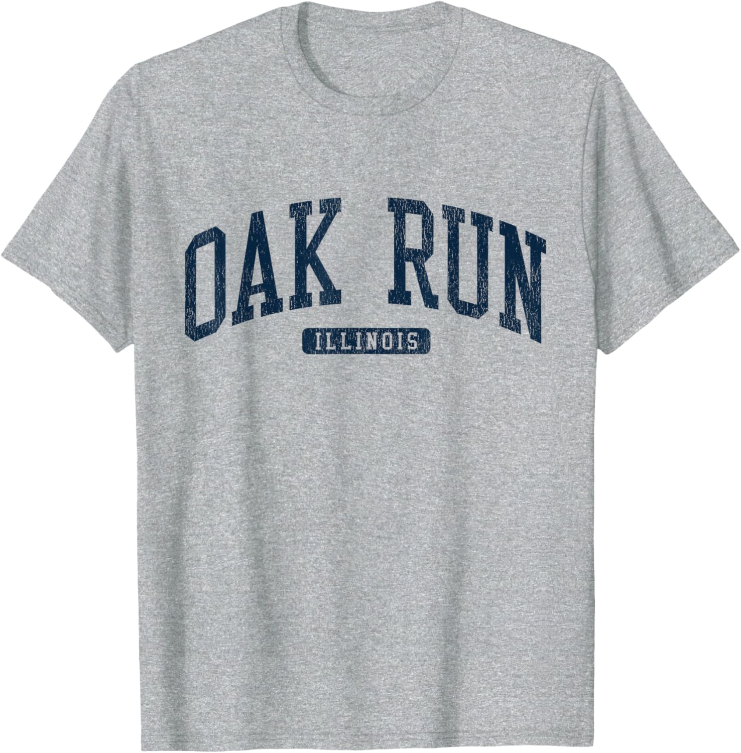 Oak Run Illinois College University Blue T-Shirt for Students and Fans - 16