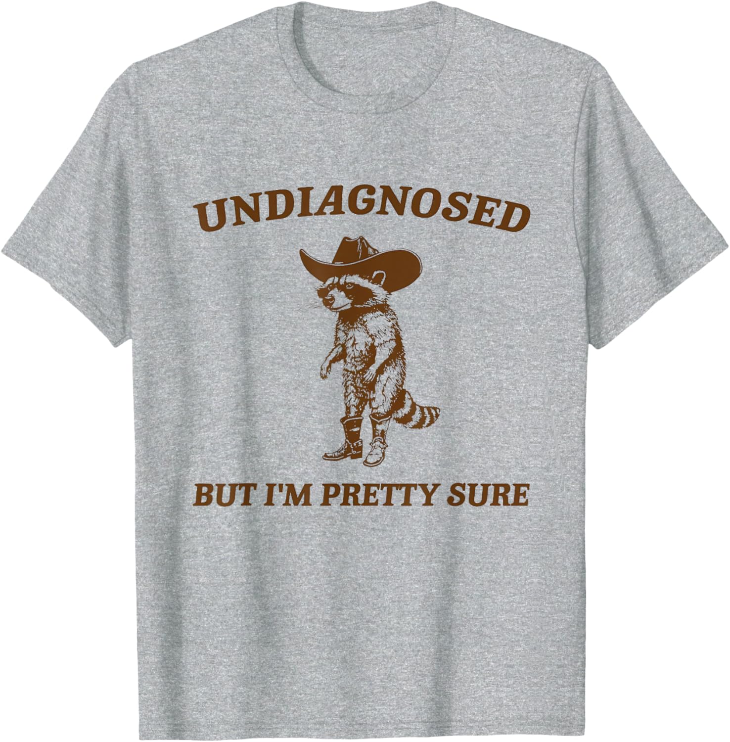 Retro Cowboy Raccoon Meme T-Shirt for Fun Fashion Lovers - 14