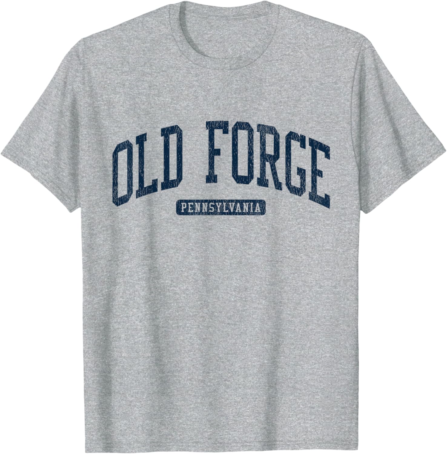 Old Forge PA College Style Blue T-Shirt for Students and Alumni - 6