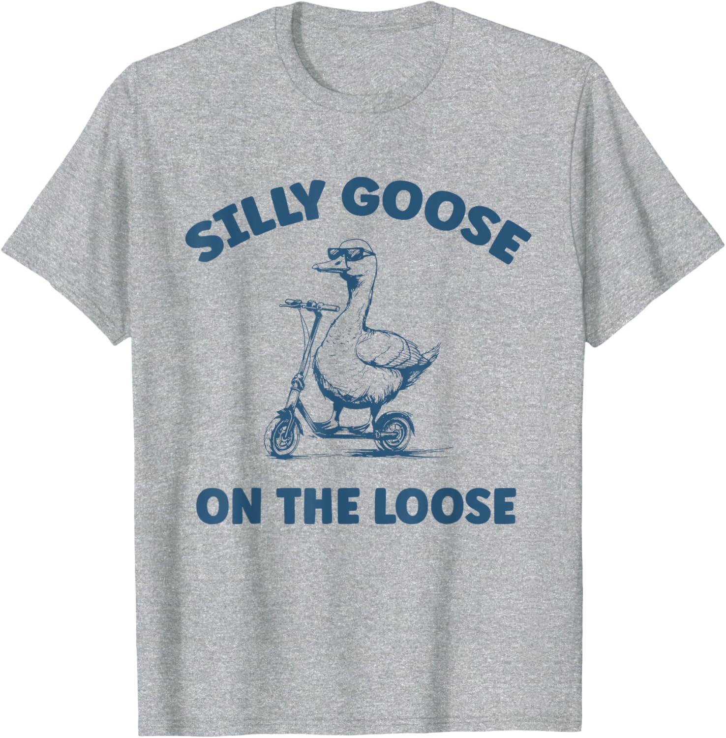 Funny Silly Goose On The Loose Kids T-Shirt for Boys and Girls - 2