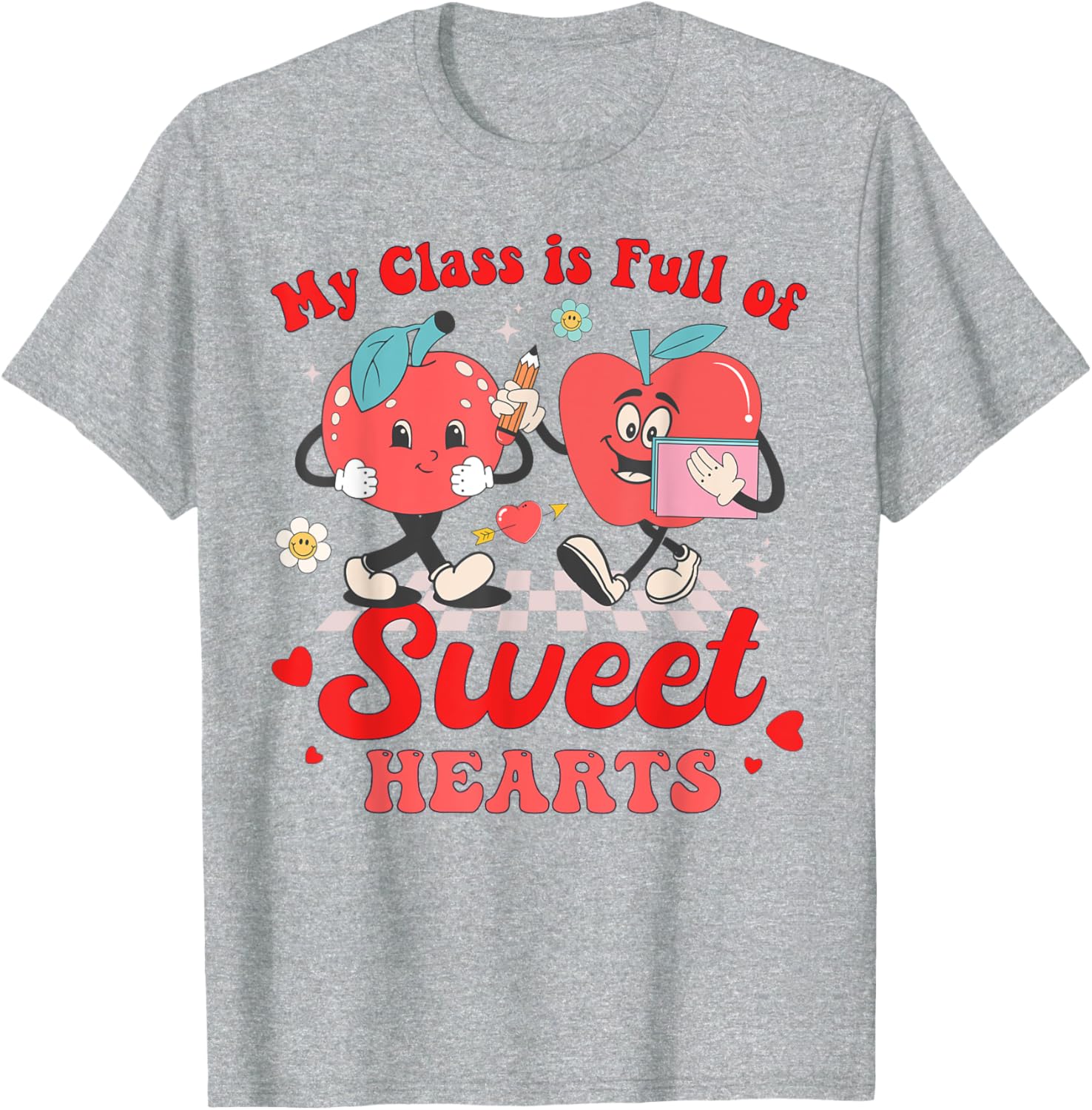 Cute Teacher Valentines Day T-Shirt My Class Is Full of Sweethearts - 10