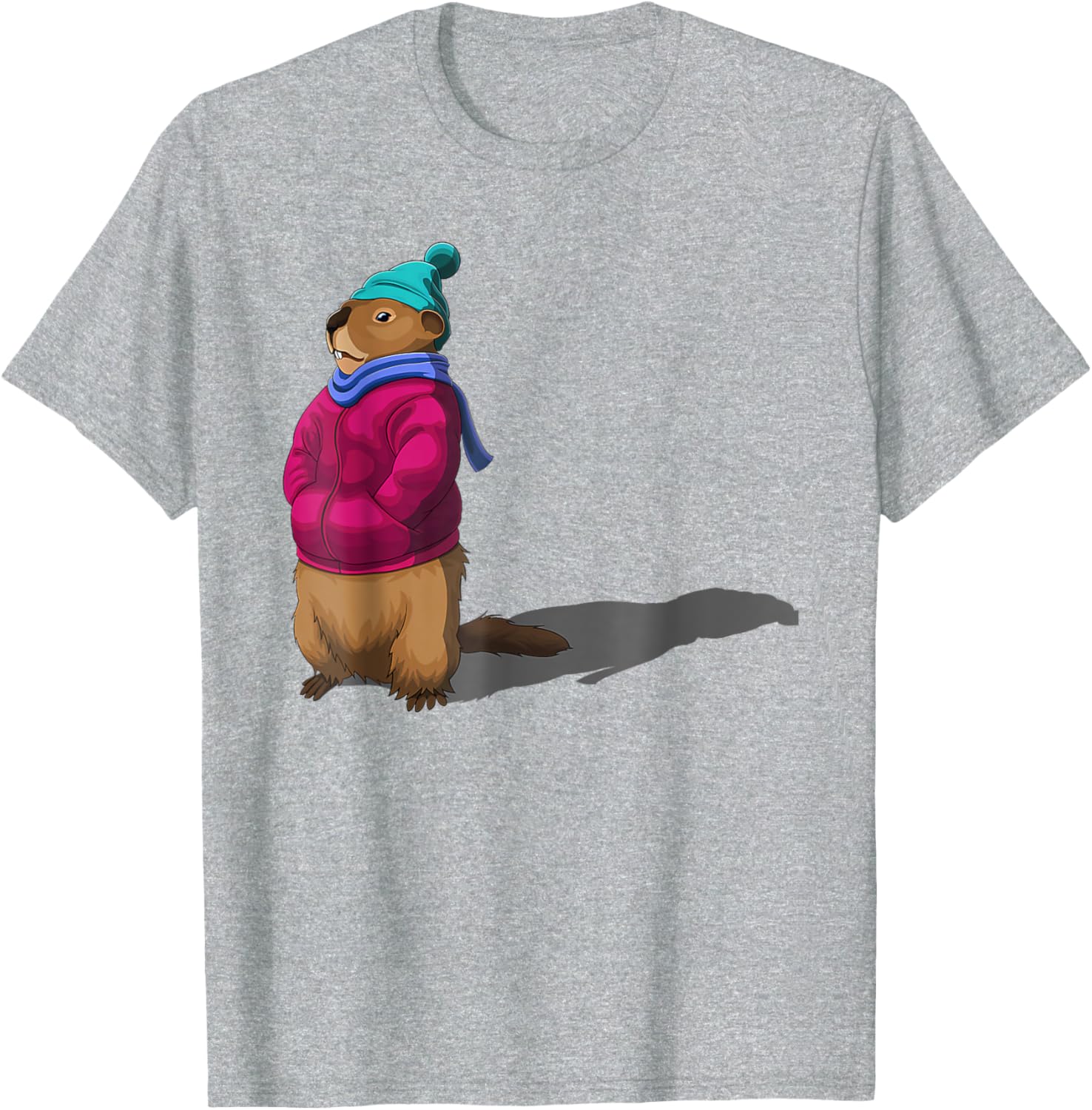 Funny Ground Hog Day T-Shirt for Men and Women - Cute Groundhog Design - 5