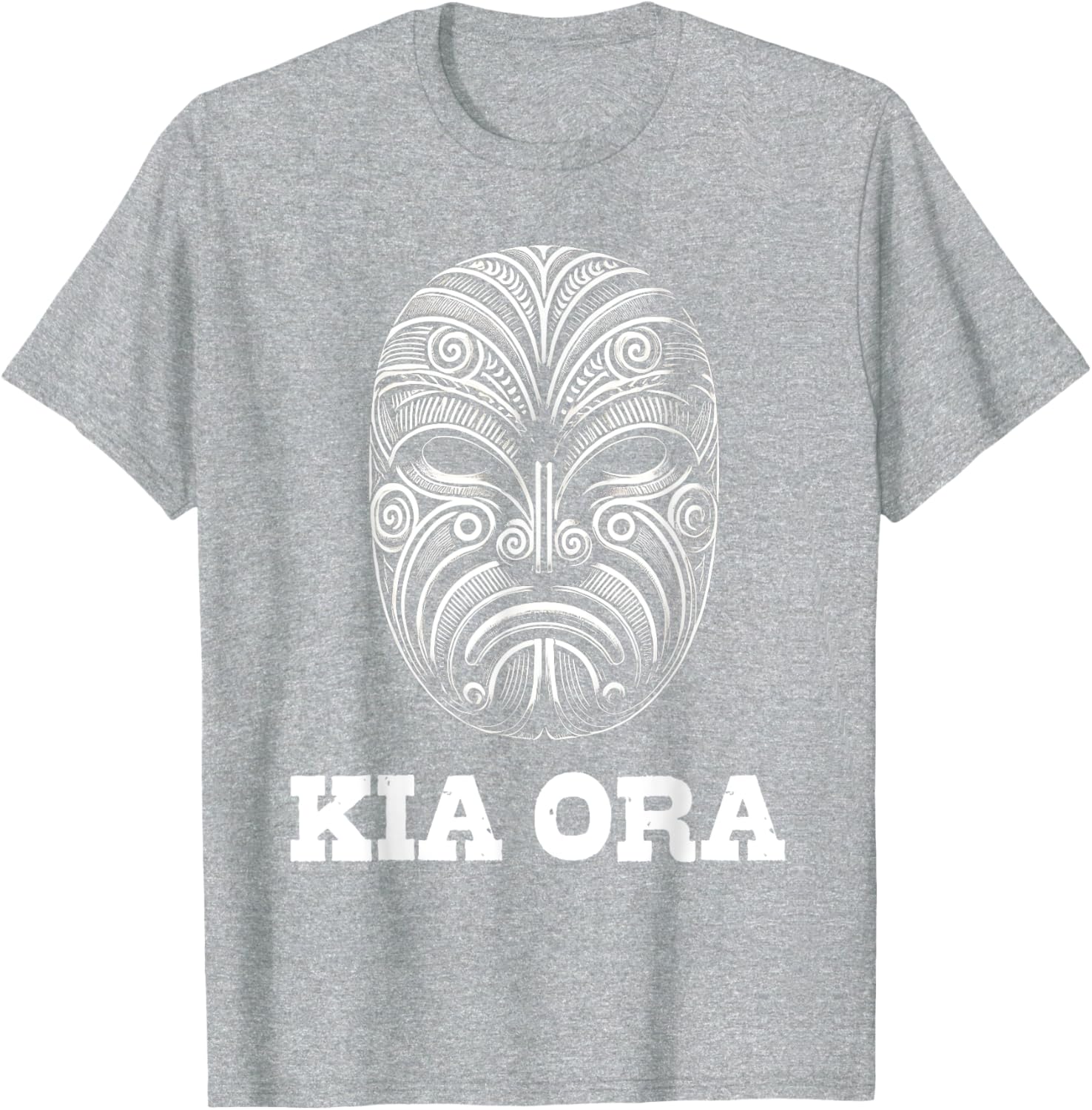 Kia Ora Maori Mask Kiwi Land Aotearoa NZ T-Shirt for Proud Kiwis - 7