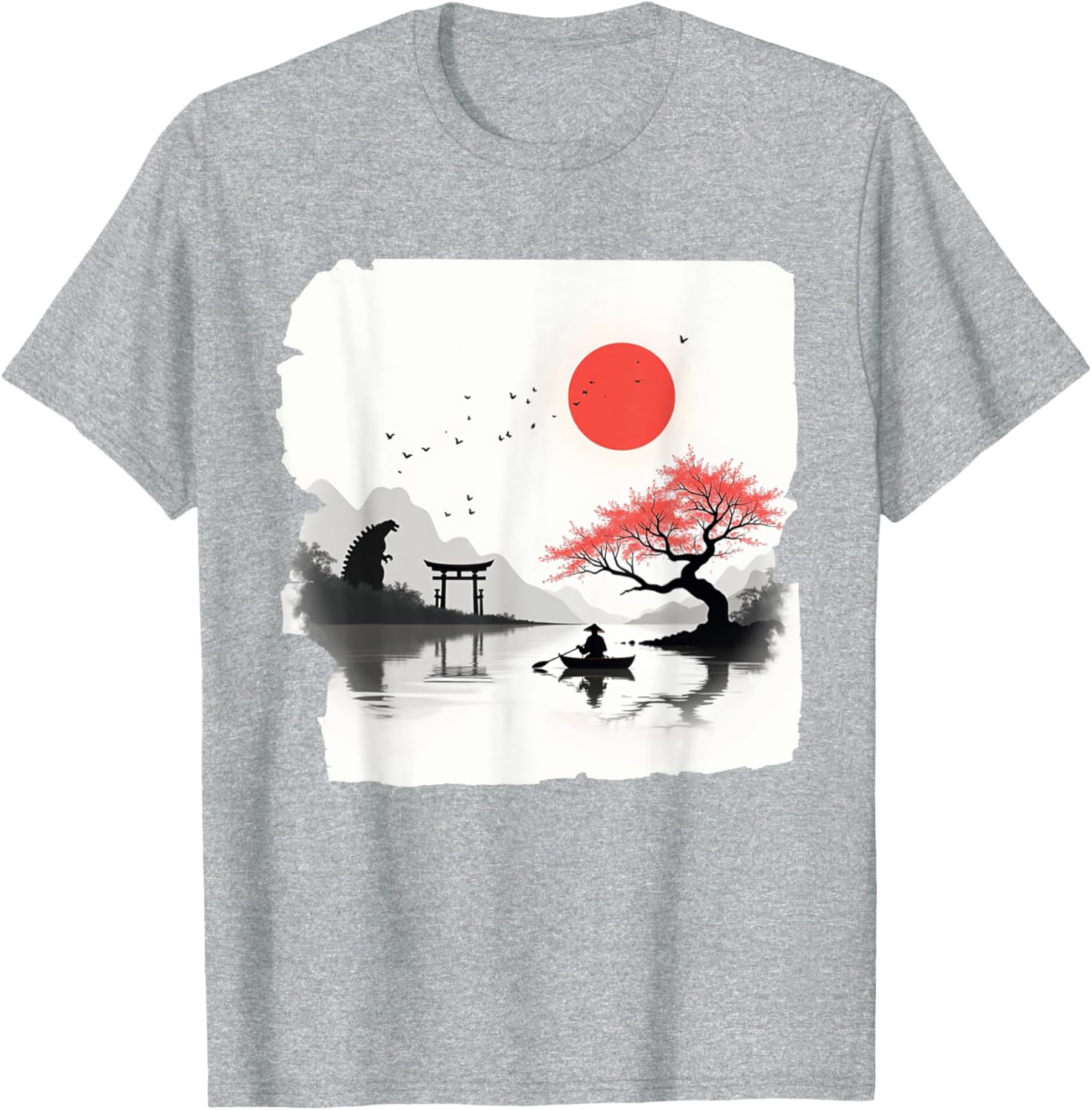 Retro Vintage Japanese Kaiju Art T-Shirt for Unique Style Lovers - 7