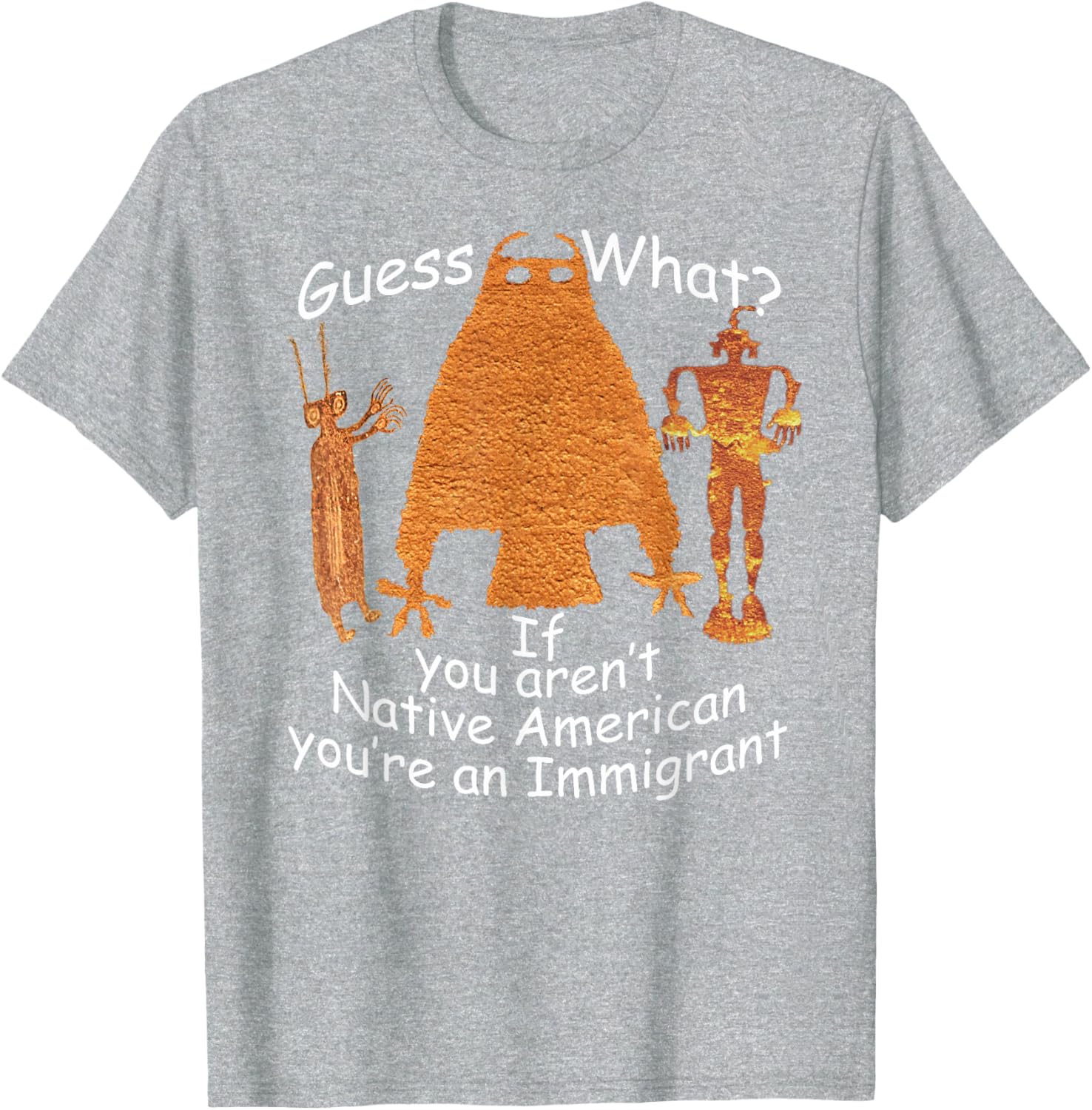 Native American Heritage Immigrant Petroglyph T-Shirt for Everyone - 28