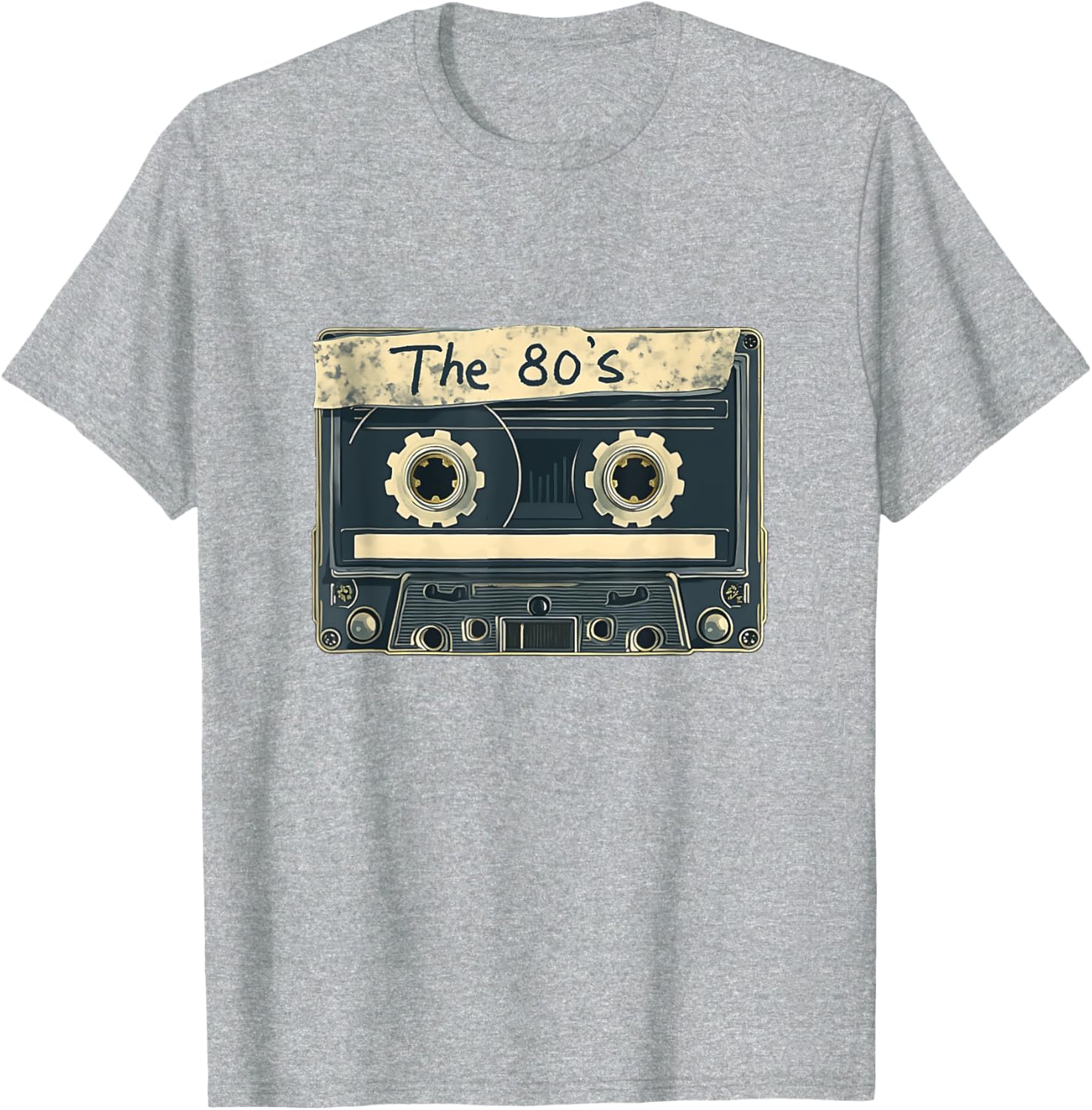 Classic Vintage Cassette Tape T-Shirt for 80s 90s Nostalgia Lovers - 6