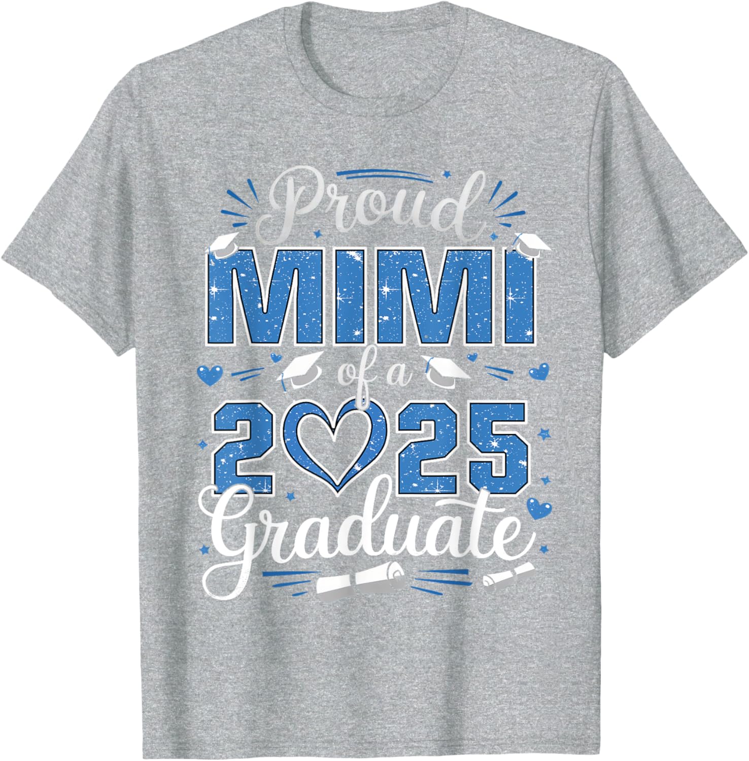 Proud Mimi of a Class of 2025 Graduate T-Shirt for Senior Celebrations - 18
