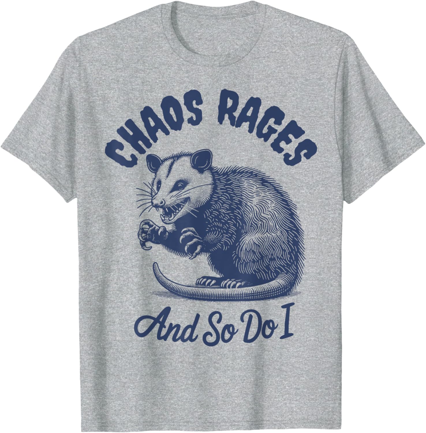 Funny Opossum Meme Graphic T-Shirt for Casual Wear and Fun Moments - 4