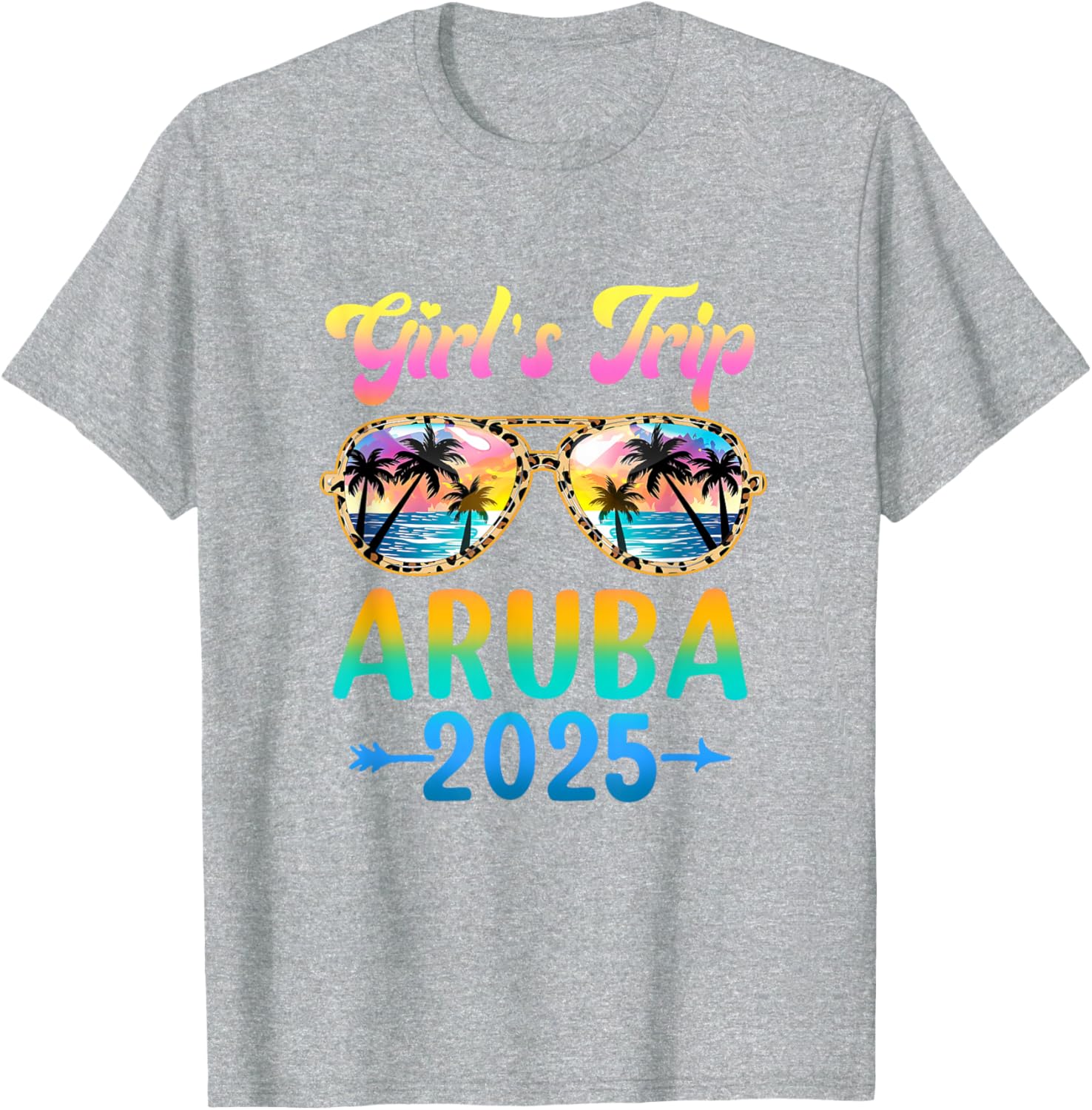 Girls Trip Aruba Summer Vacation Sunglasses T-Shirt for Fun Adventures - 23