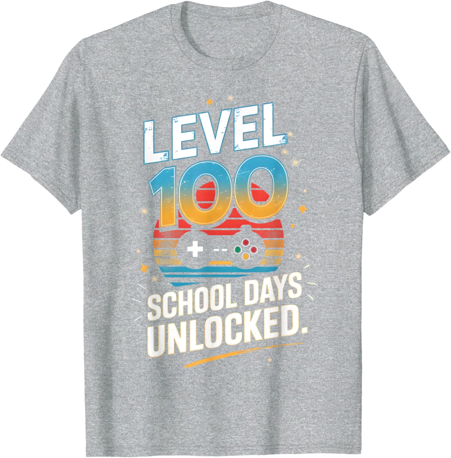 100 Days of School Unlocked T-Shirt Fun Gift for Students and Kids - 27