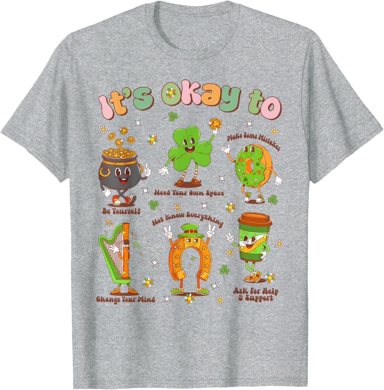 St Patrick's Day School Counselor Shamrock T-Shirt for Festive Fun - 14