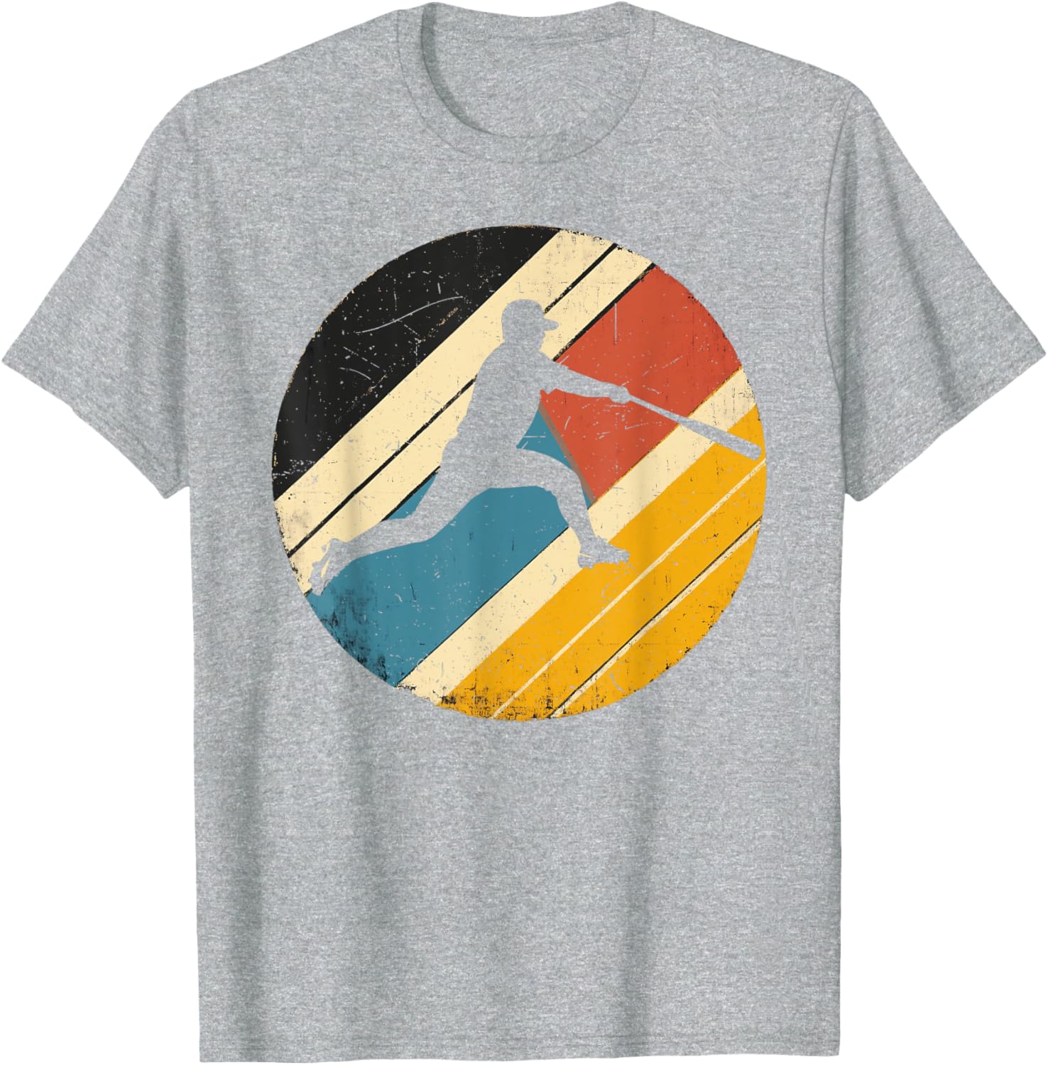 Retro Vintage Baseball Player T-Shirt for Men, Women, and Kids - 24