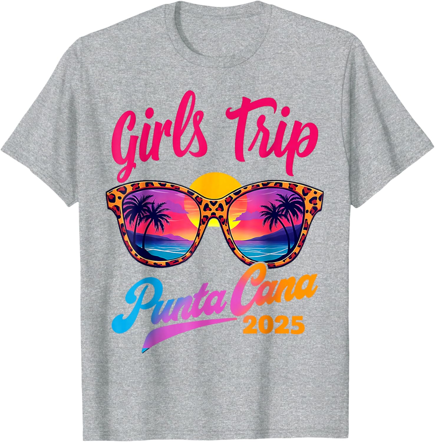 Girls Trip Punta Cana 2025 Matching Summer T-Shirt for Women - 15
