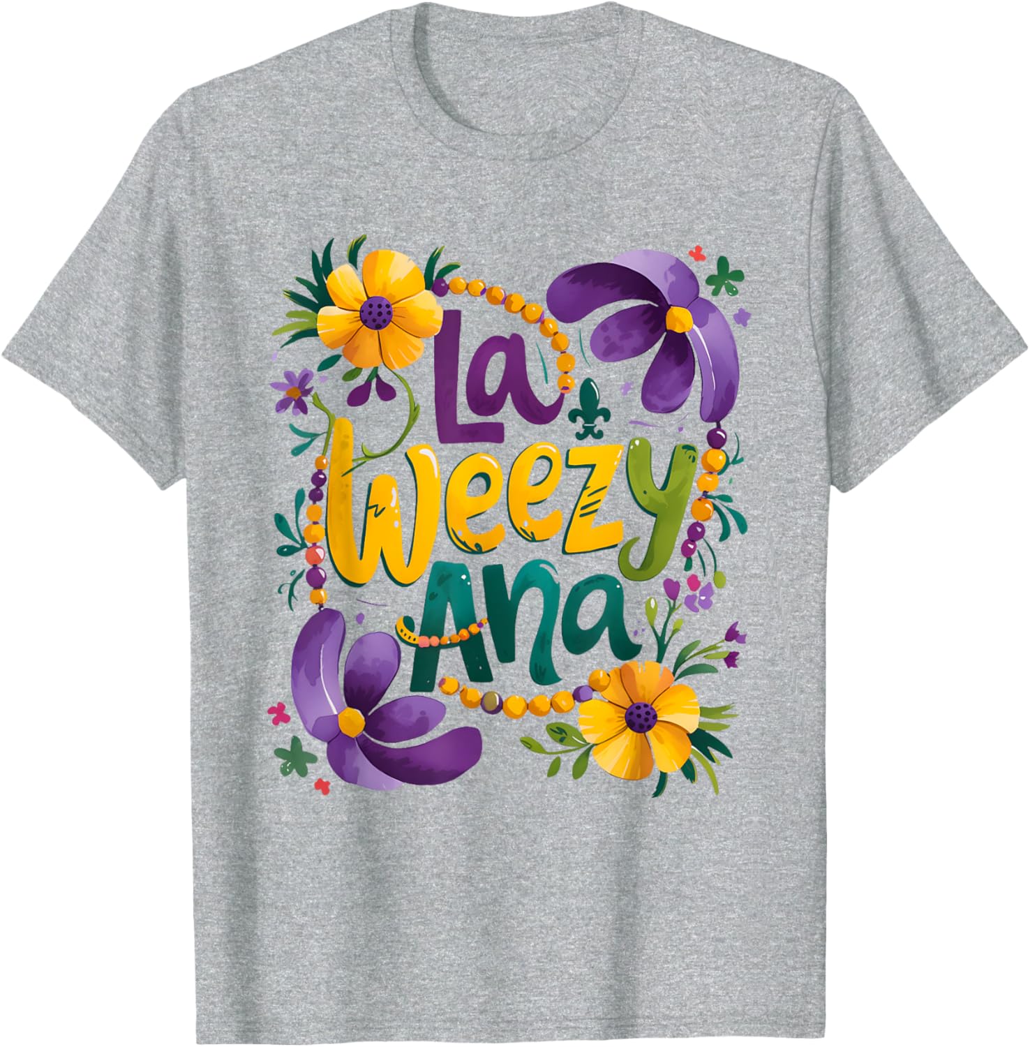 La Weezy Ana Mardi Gras Costume T-Shirt for New Orleans Celebration - 6