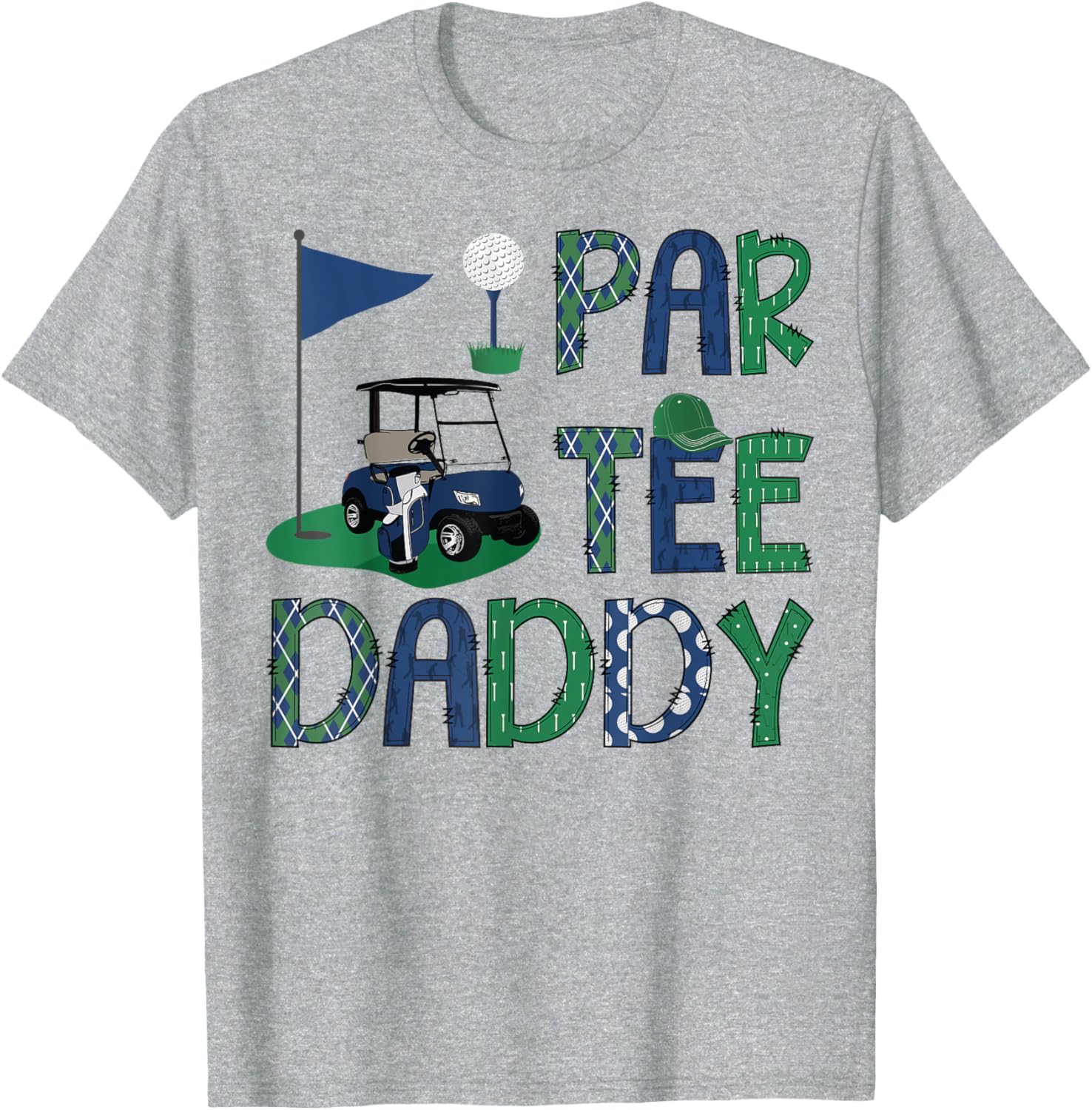 Par-Tee Daddy Golf Lover Birthday Family Matching T-Shirt for Fun Celebrations - 6
