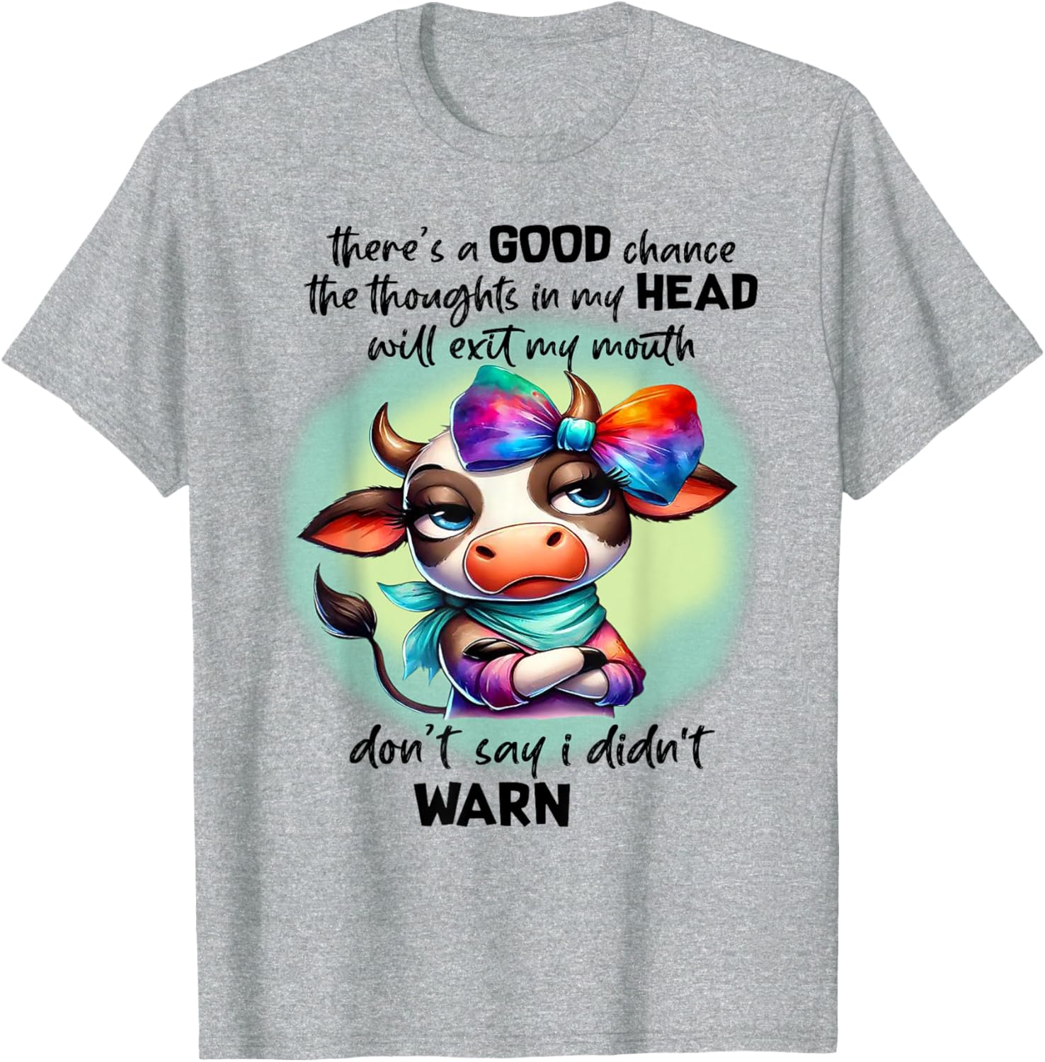 Funny Thoughts Exit Mouth T-Shirt for Casual Wear and Gifts - 7