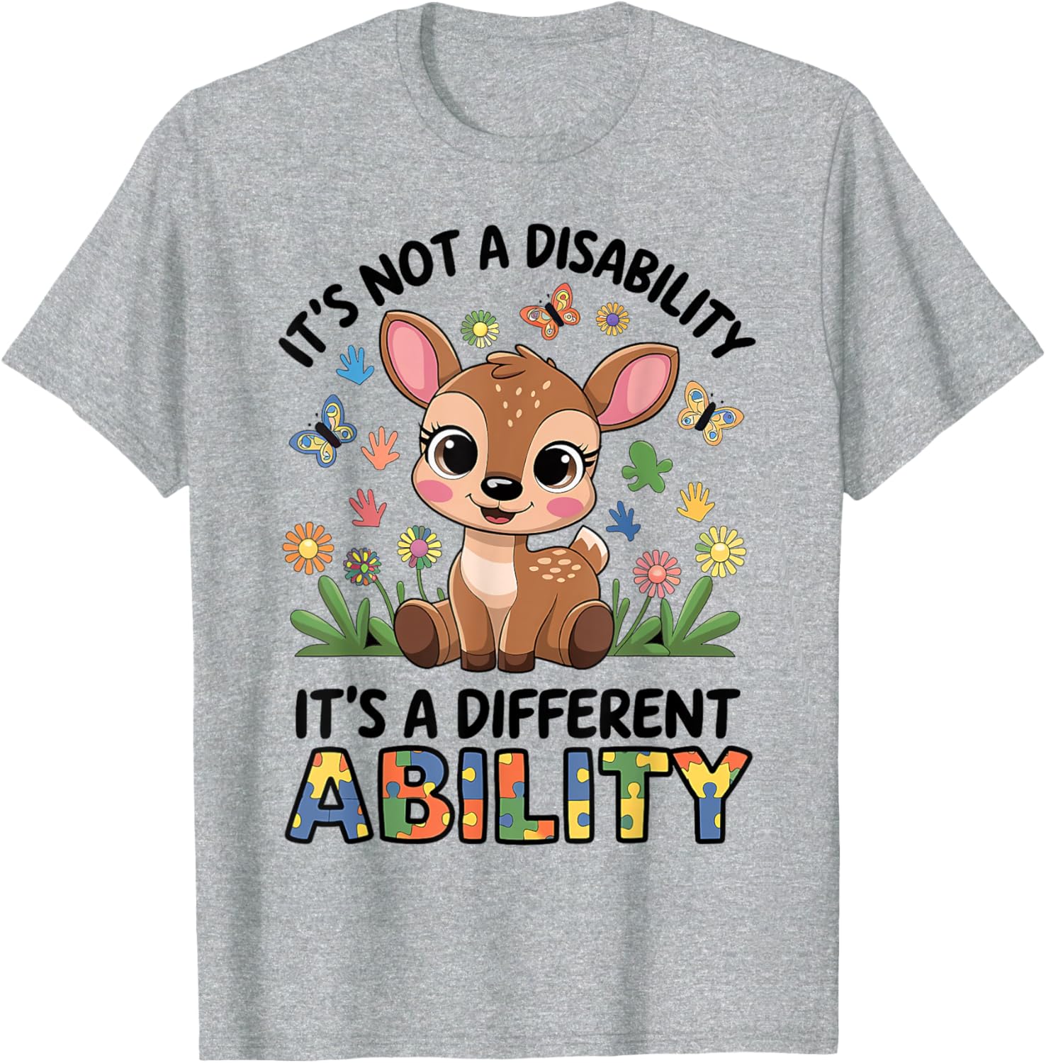 Autism Awareness T-Shirt Celebrating Different Abilities in Style - 23