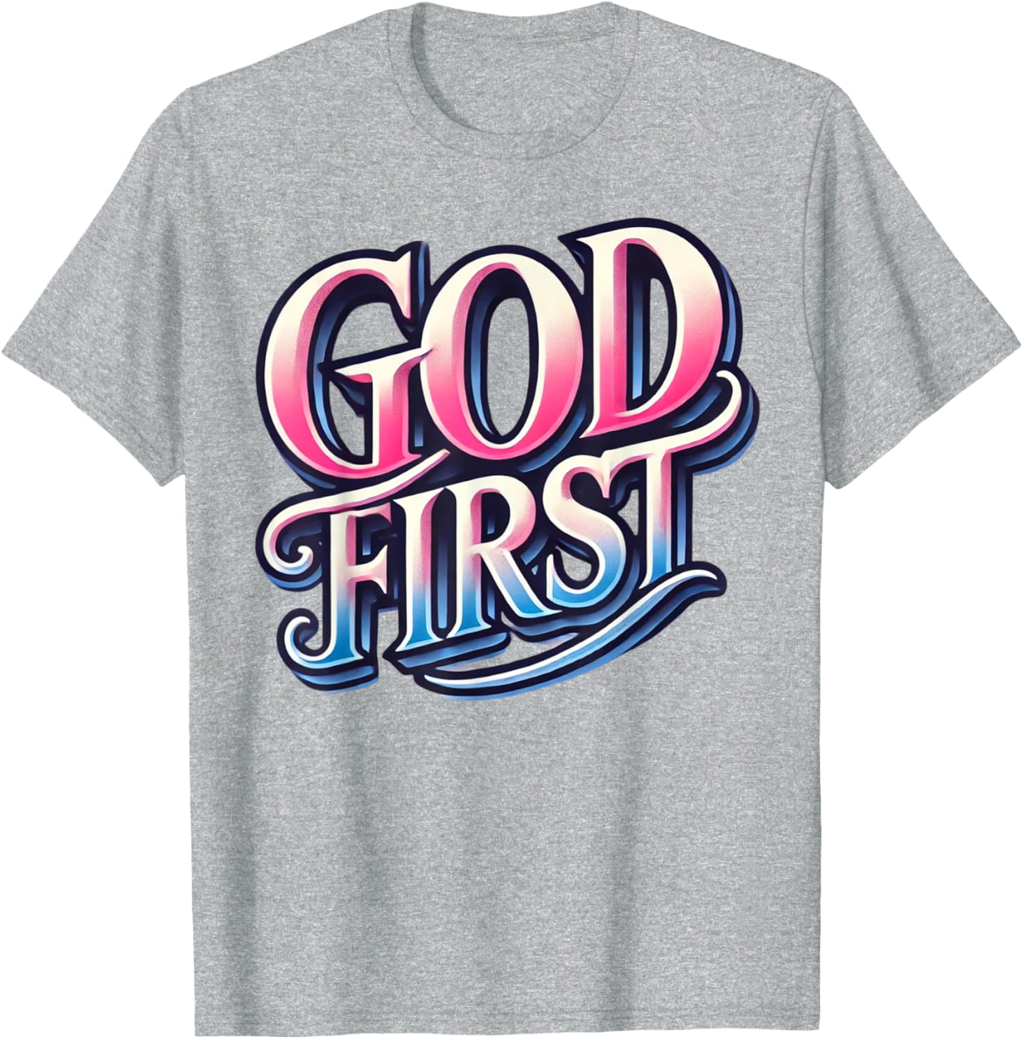 Funny Religious Family T-Shirt Unisex Modern Classic Fit Black Small - 26