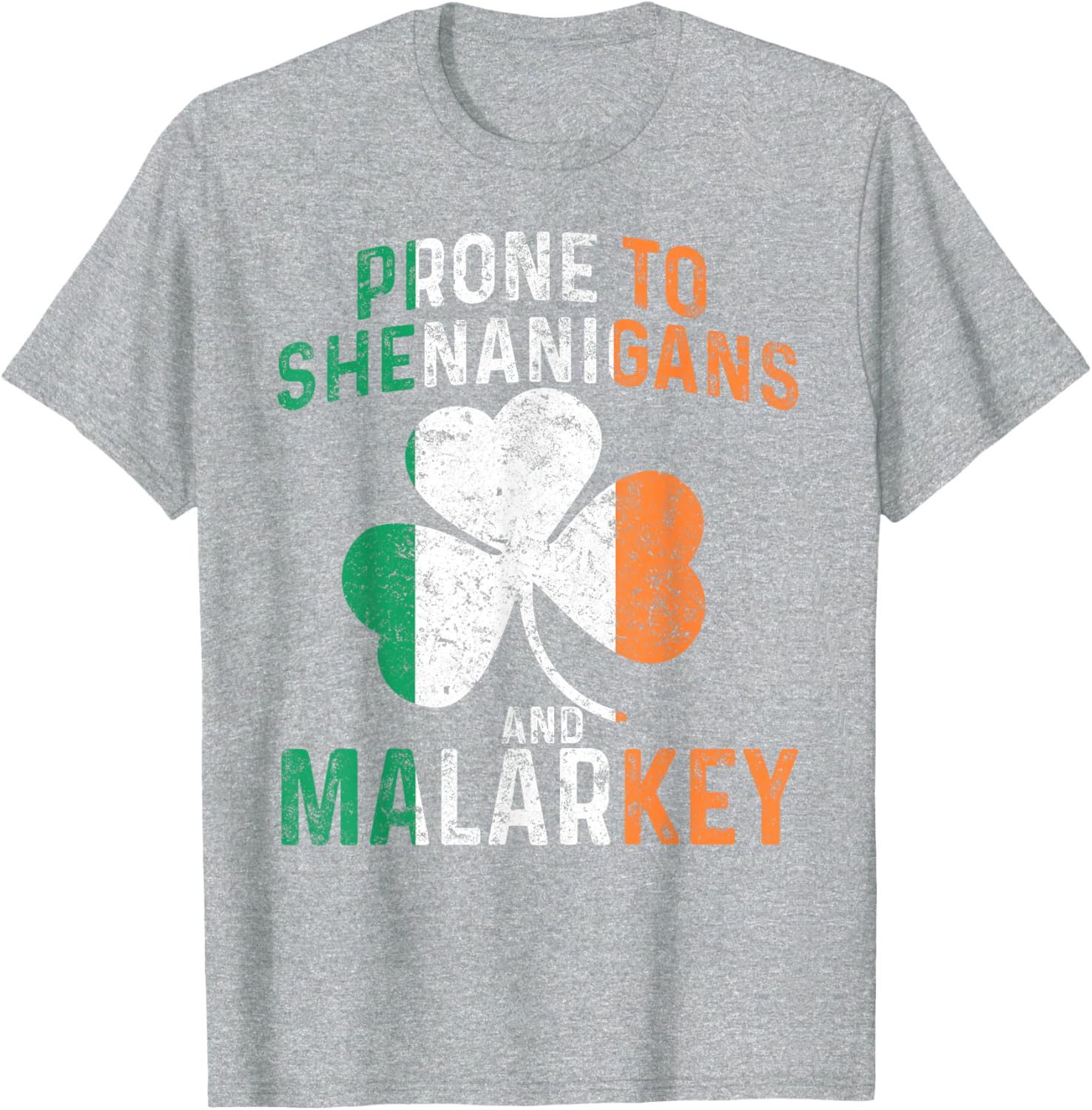 Funny St Patricks Day Boys T-Shirt Prone To Shenanigans And Malarkey - 5