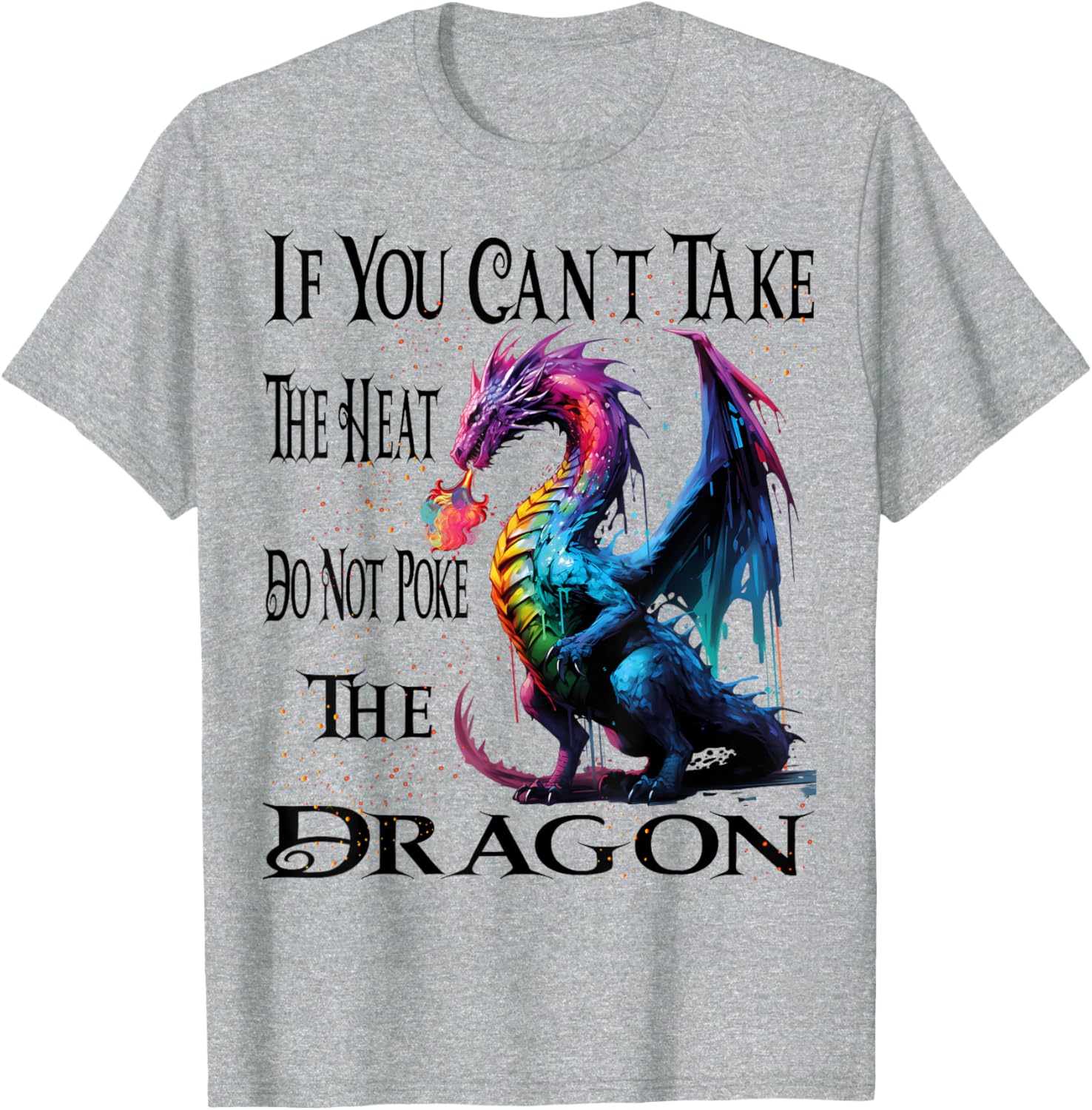 Cool Dragon Flame-Spewing T-Shirt for Mythical Creature Fans - 15