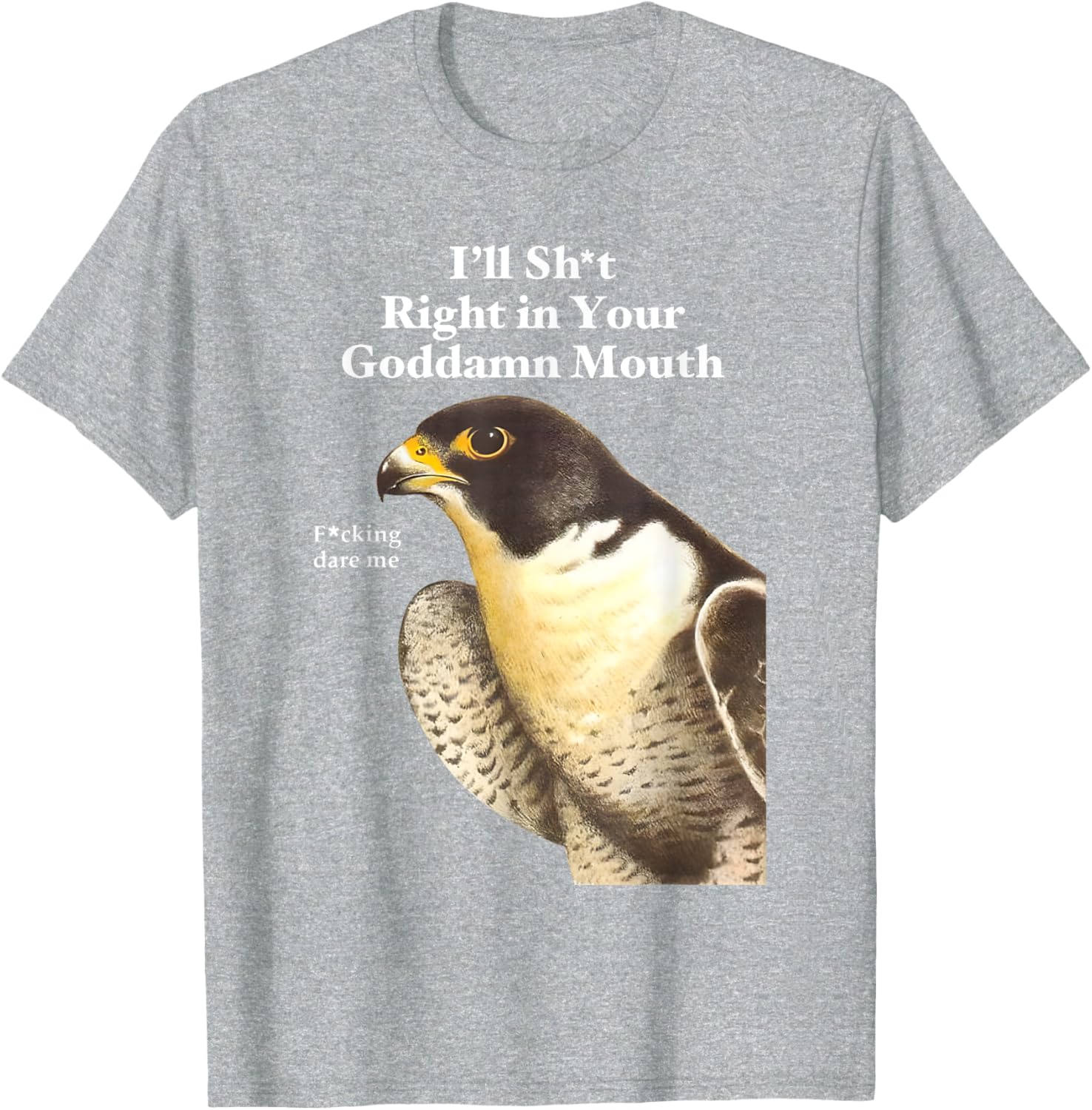 Funny Saying Quote T-Shirt I'll Sht Right in Your Goddamn Mouth - 17