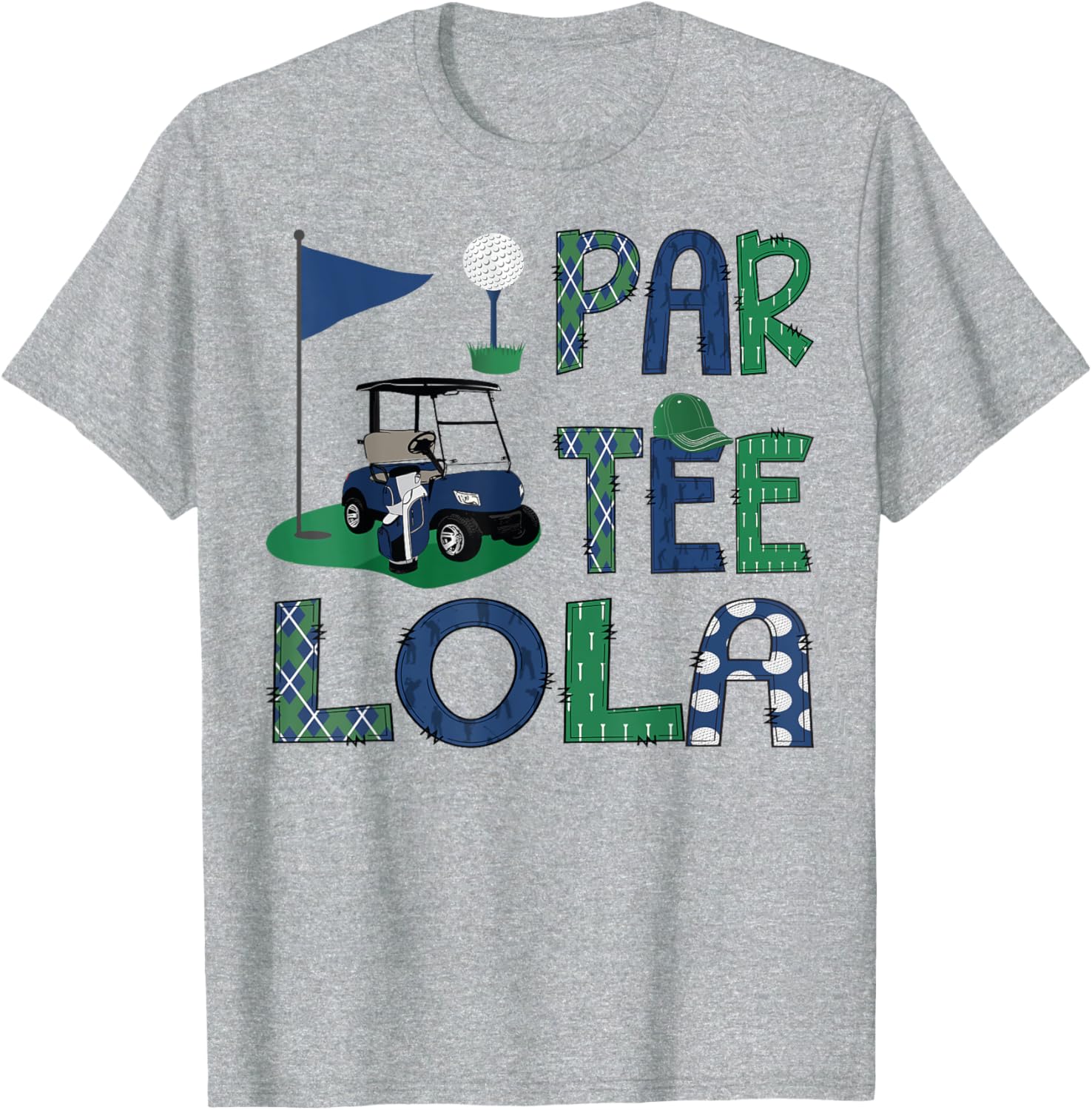 Par-Tee Lola Golf Lover Family Matching Birthday T-Shirt for Fun Celebrations - 7