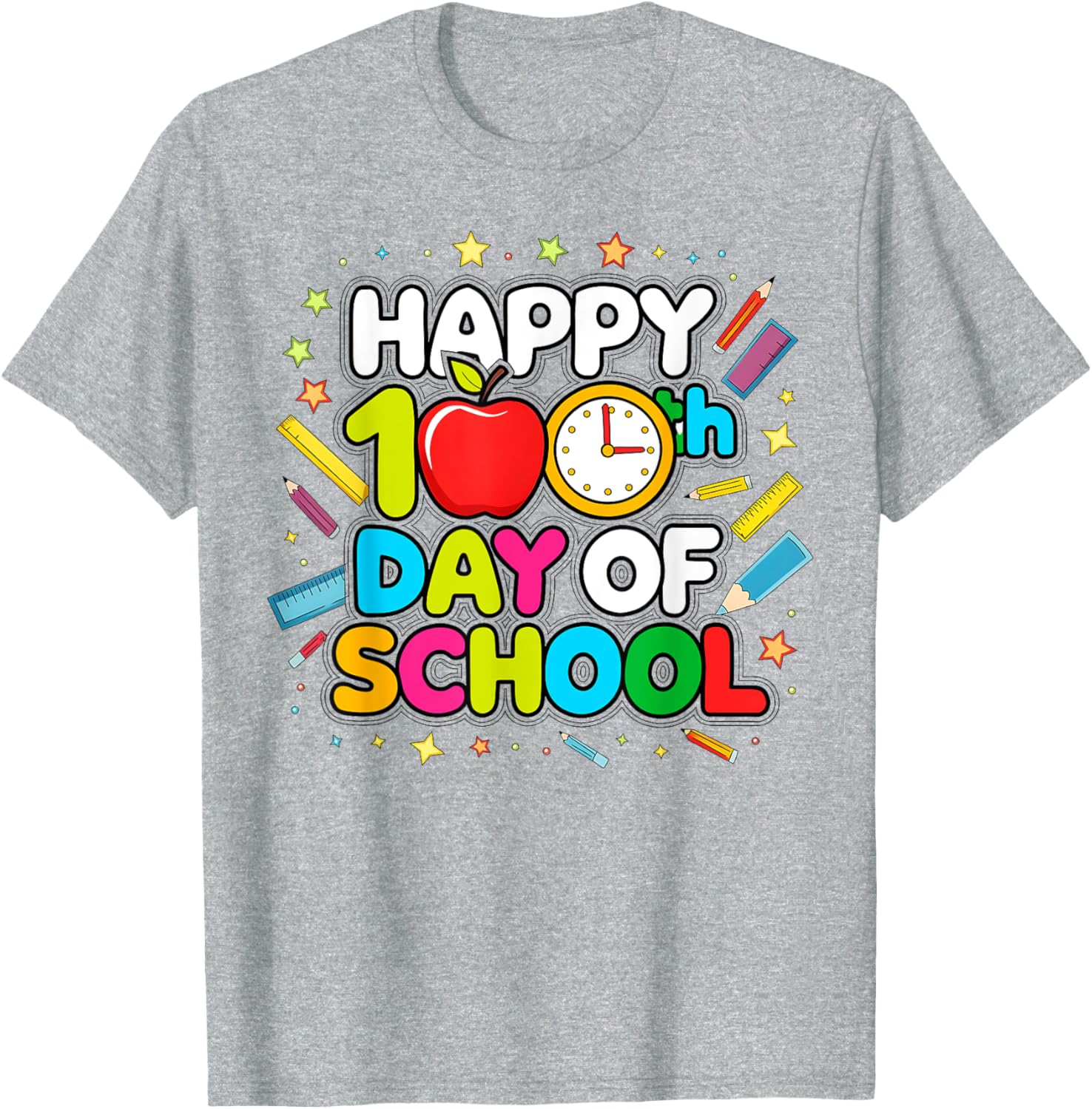 100 Days of School T-Shirt for Toddlers Perfect for Teachers and Students - 6