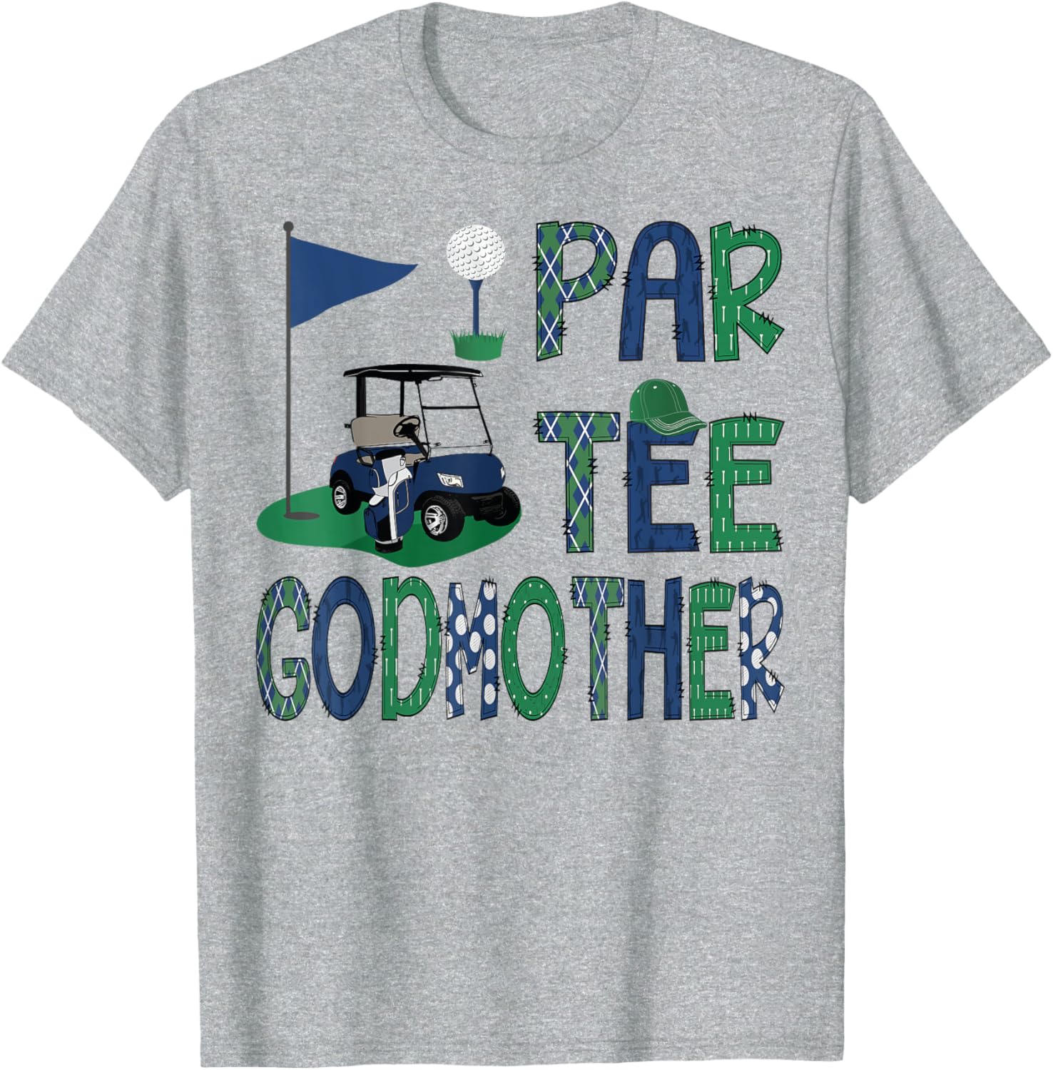 Par-Tee GodMother Golf Lover Family Matching Birthday T-Shirt - 3